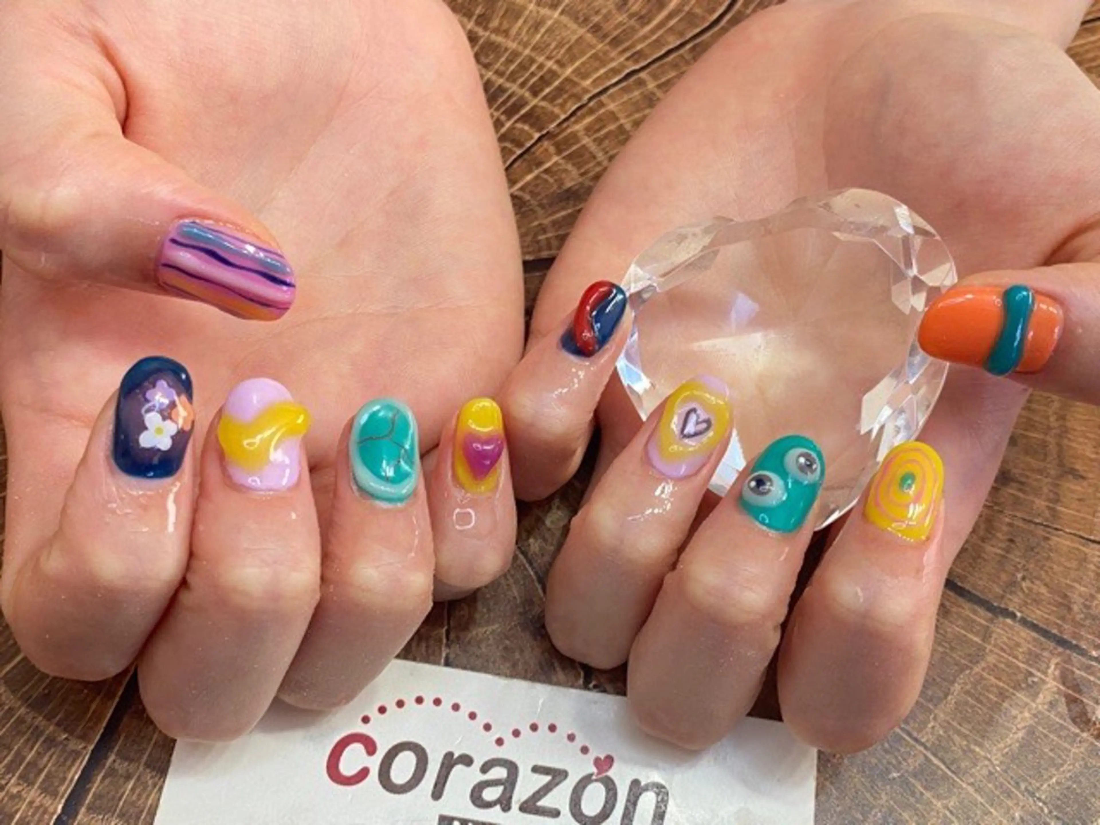 ネイル アートネイル ワンカラーネイル corazon所属・ネイリスト aicoのネイルデザイン