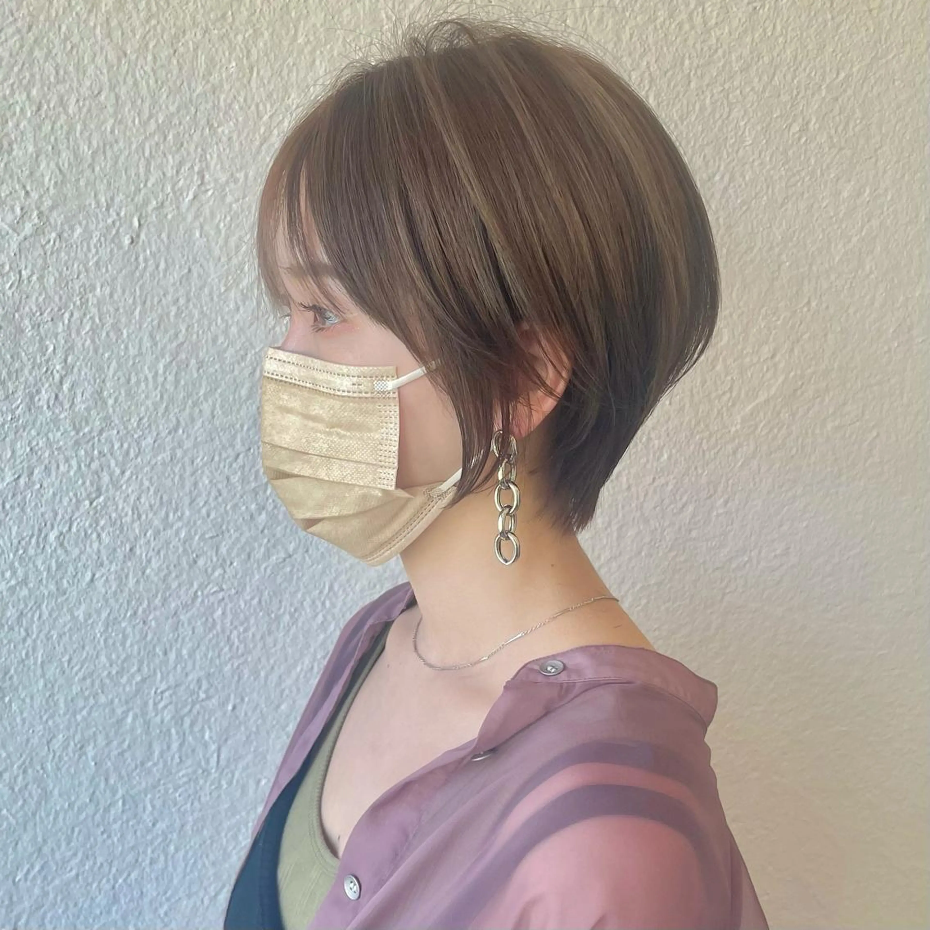 ショート カラー くびれヘア ショートヘア エターナル所属・髪質改善特化 谷口祐綺のヘアスタイル