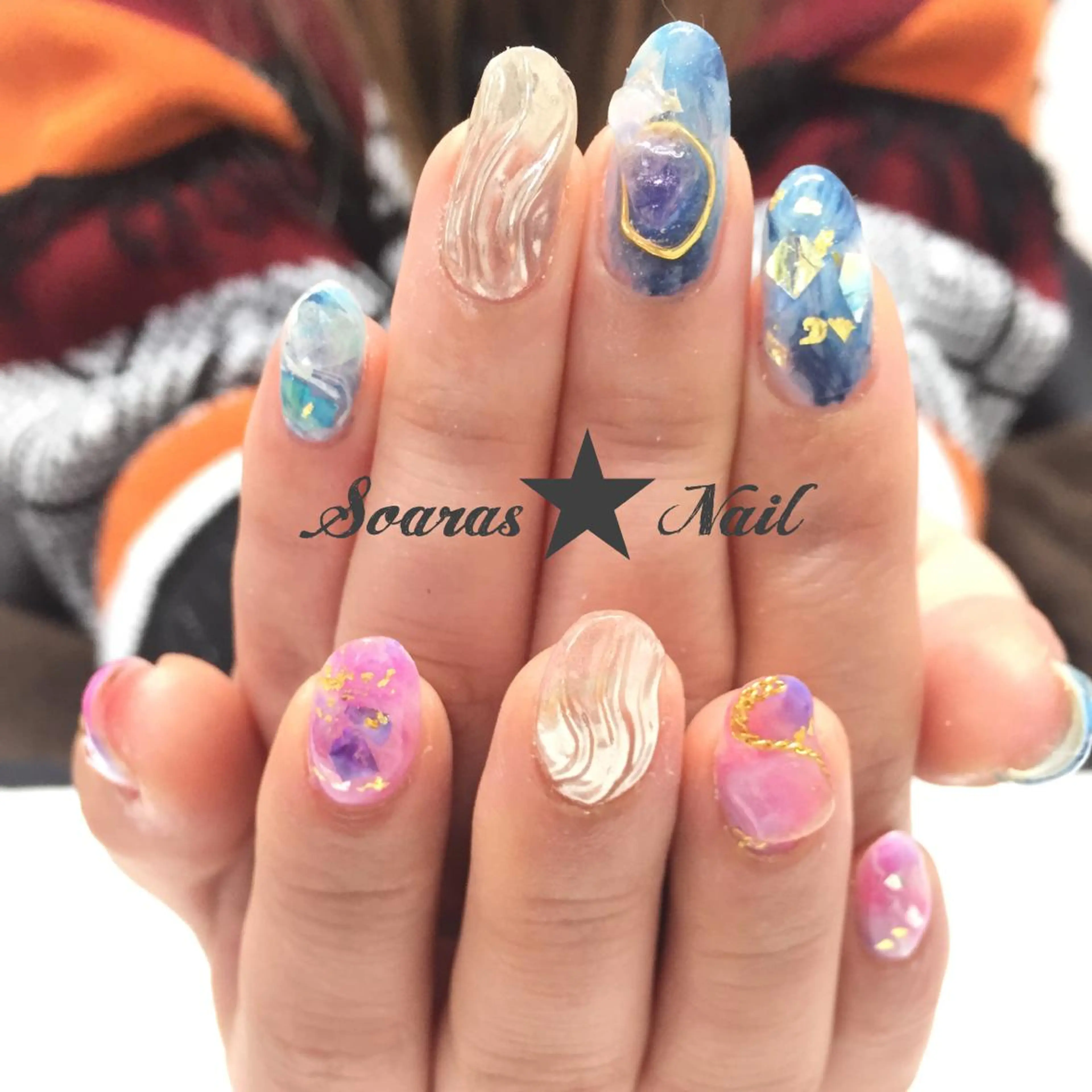 ネイル ジェルネイル soaras nailのネイルデザイン