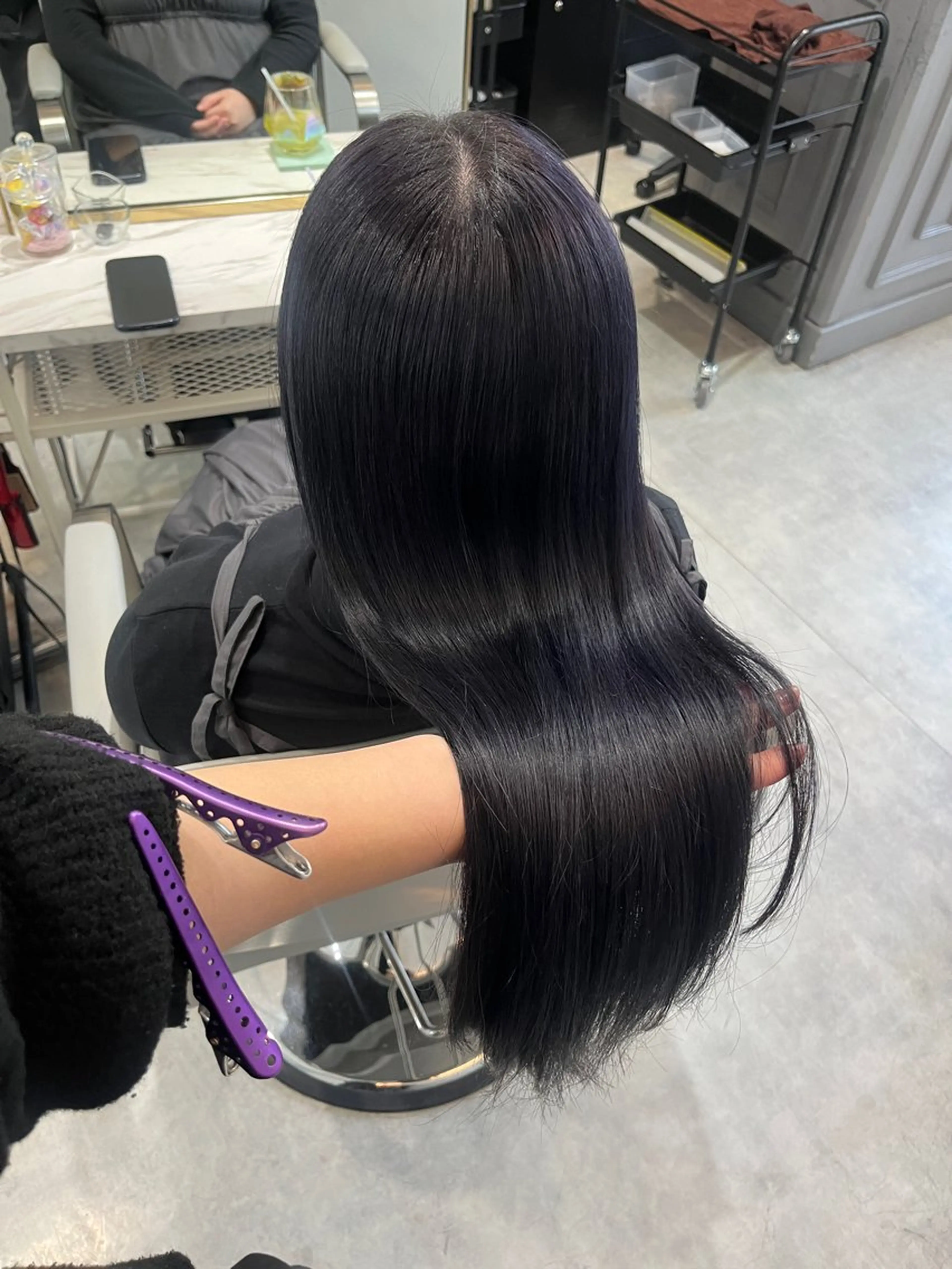 ロング カラー ブリーチ カット ヘアカラー トリートメント 🎀透明感 カラー🎀ミズキのヘアスタイル