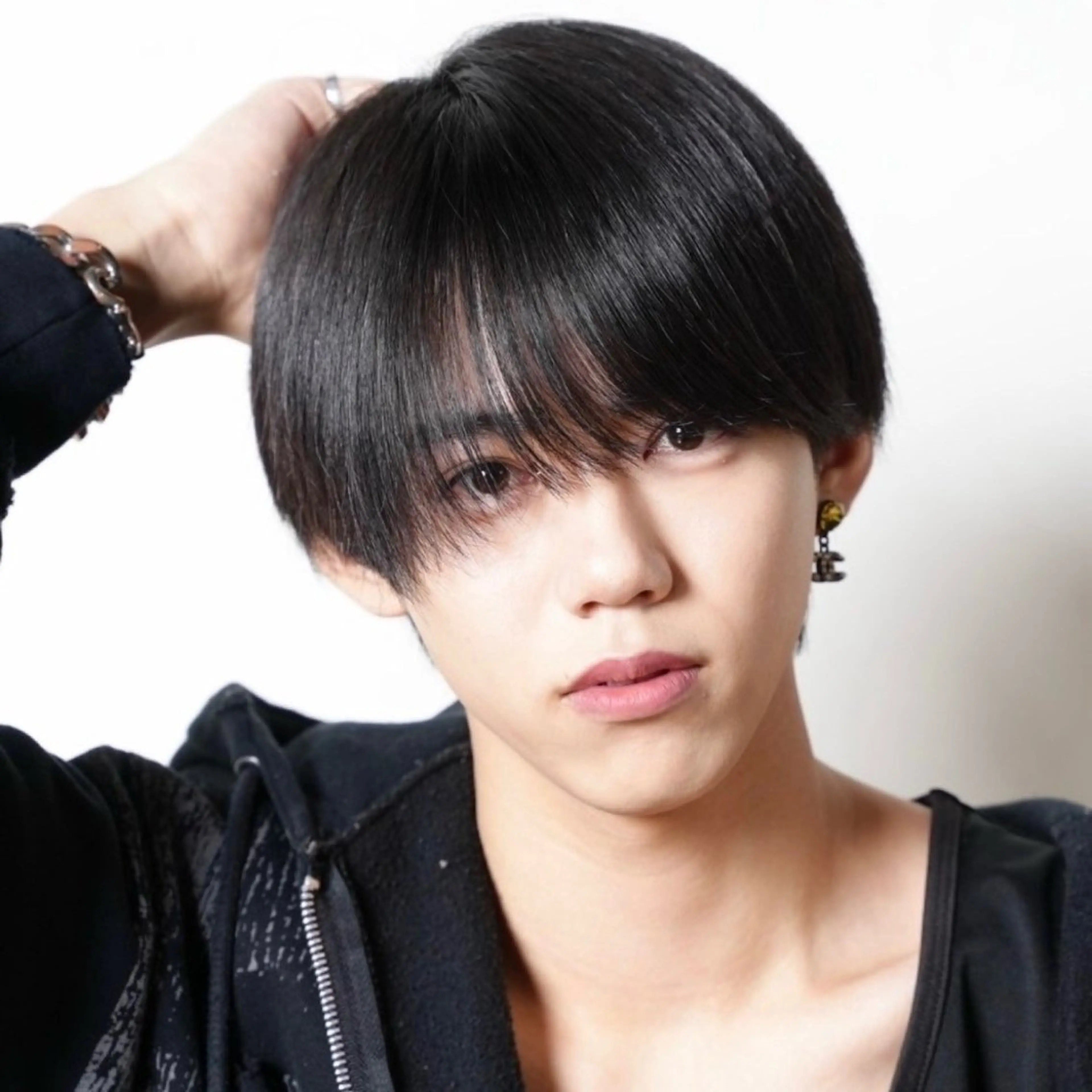 ミディアム カラー パーマ メンズ カット 縮毛矯正 トリートメント 垢抜けマッシュ /キョウヘイ😎のヘアスタイル