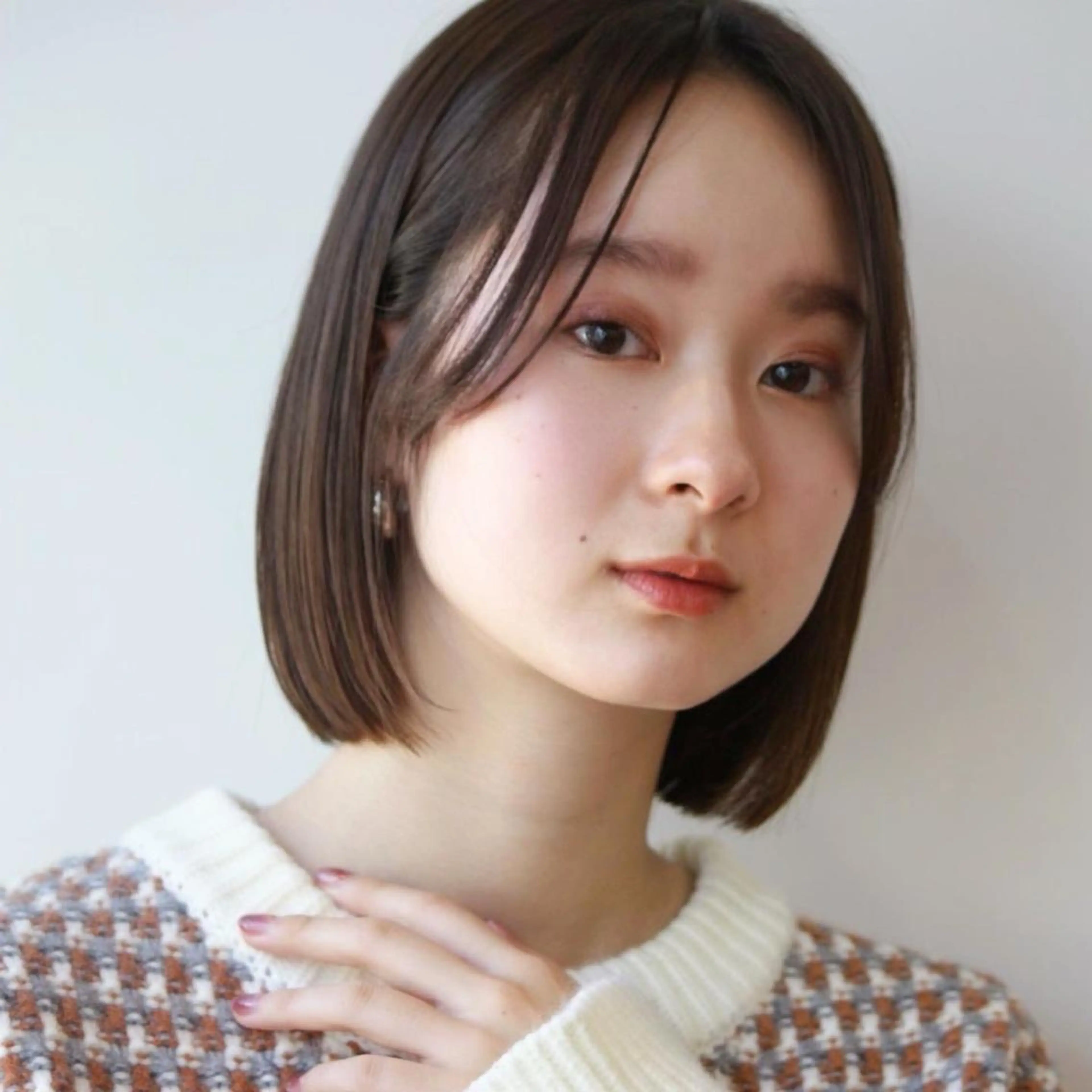 ミディアム カラー 🌱小顔ヘア/ボブ ミディアム/双葉🌱のヘアスタイル