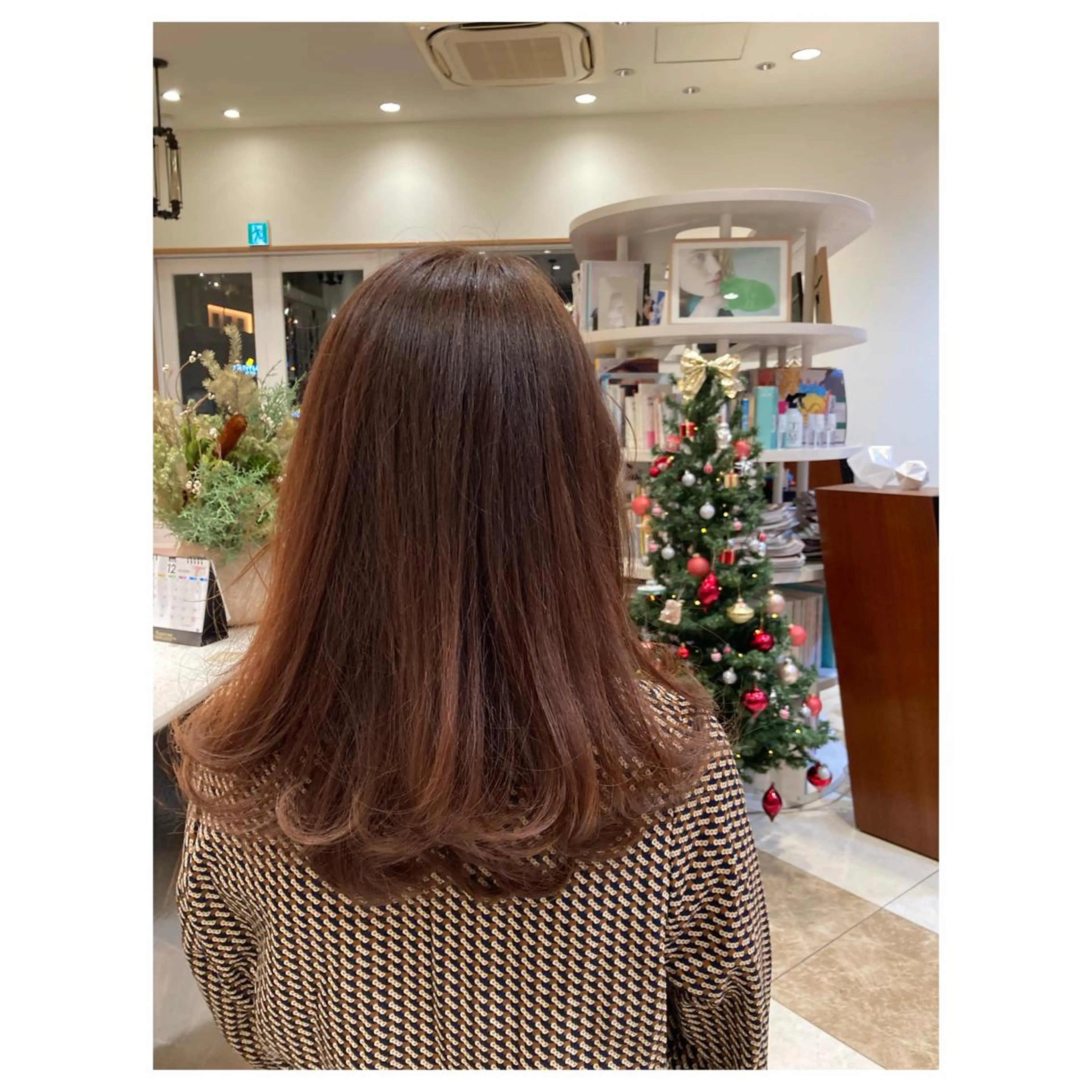 セミロング カラー ボブカット／ 明千のヘアスタイル