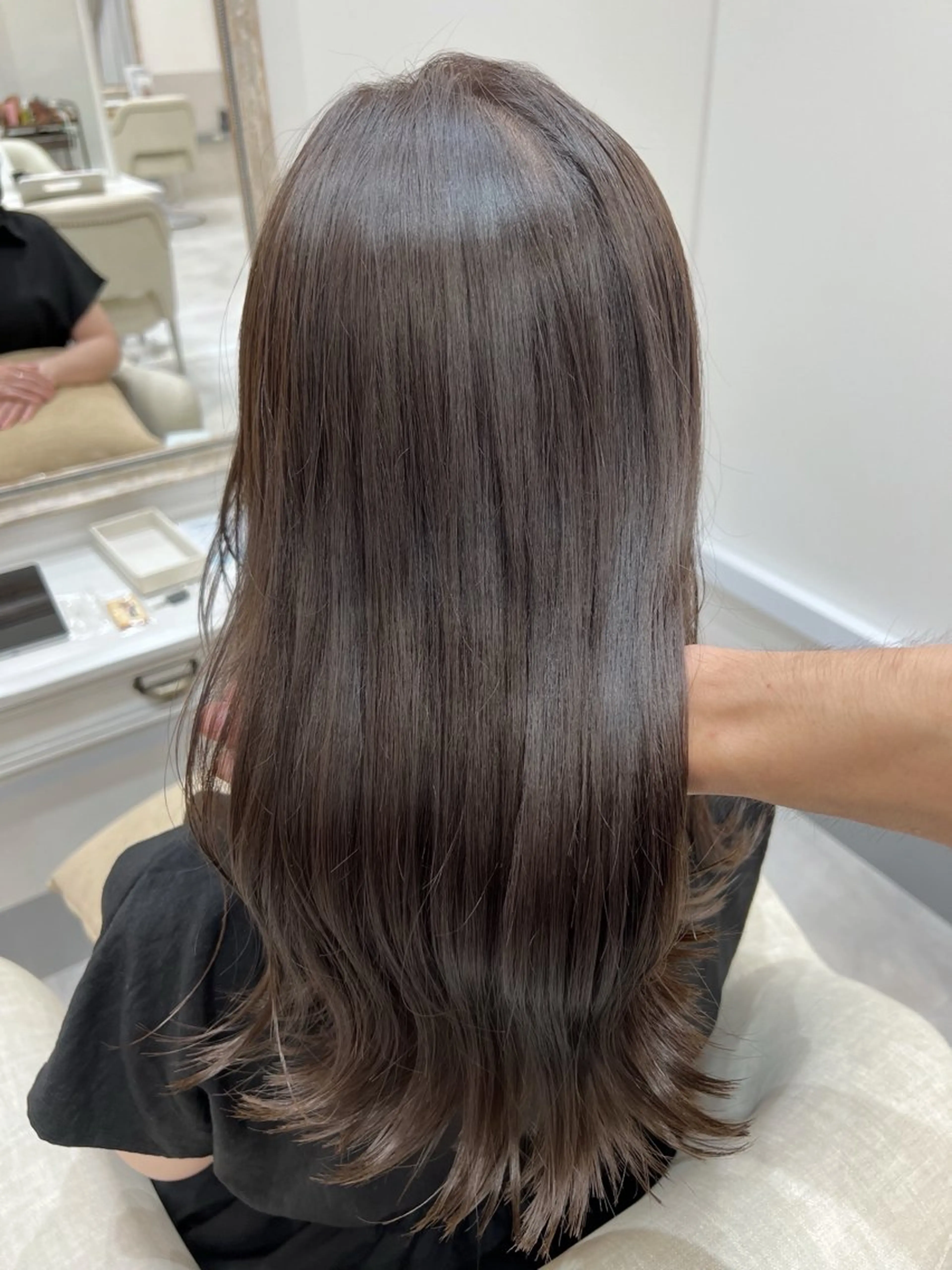 ロング カラー カット ヘアカラー 美髪矯正×艶カラー /中村勇太のヘアスタイル