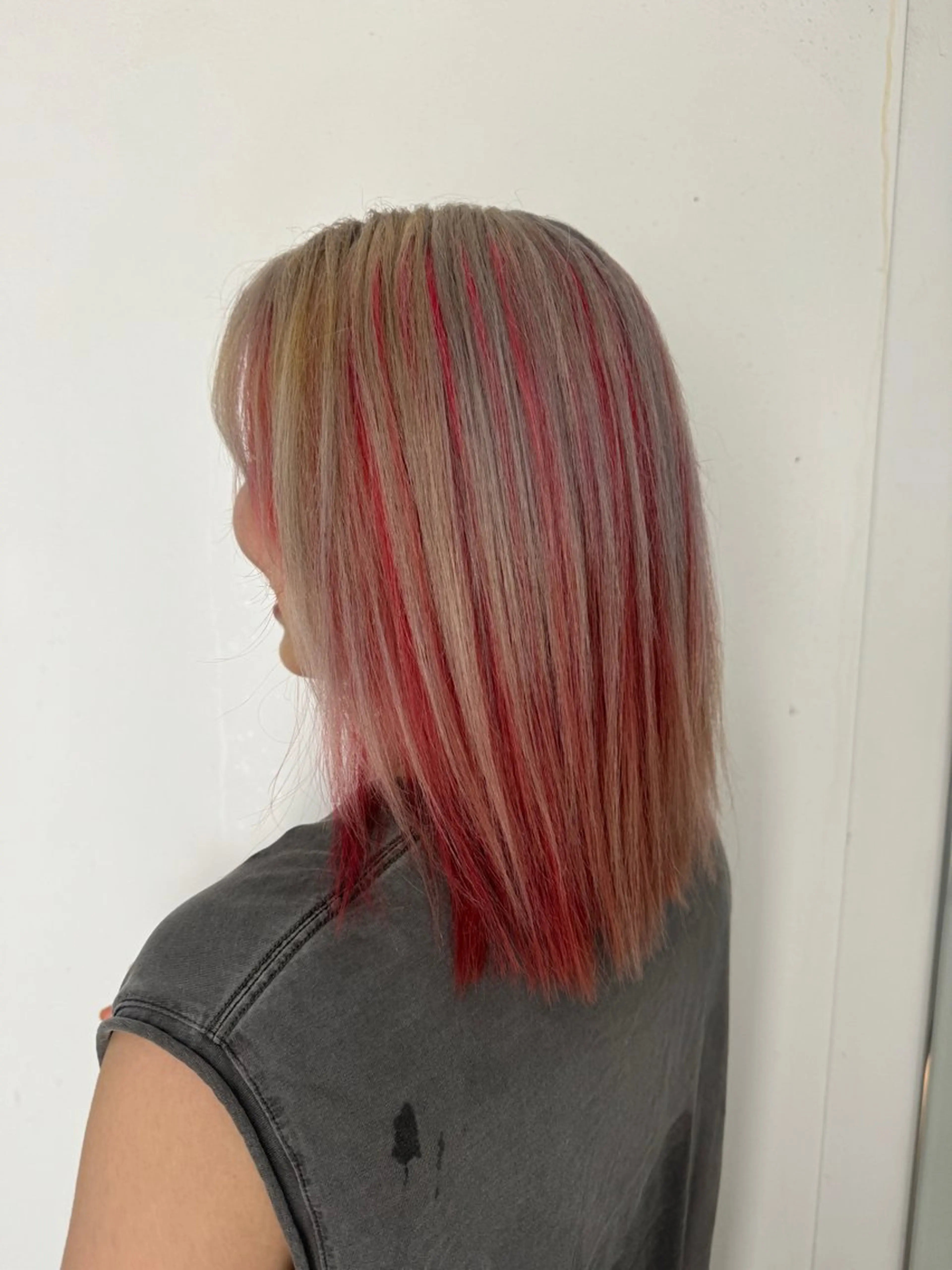 セミロング カラー ヘアカラー だいすけ似合わせ/メ ンズ/カラー/パーマのヘアスタイル