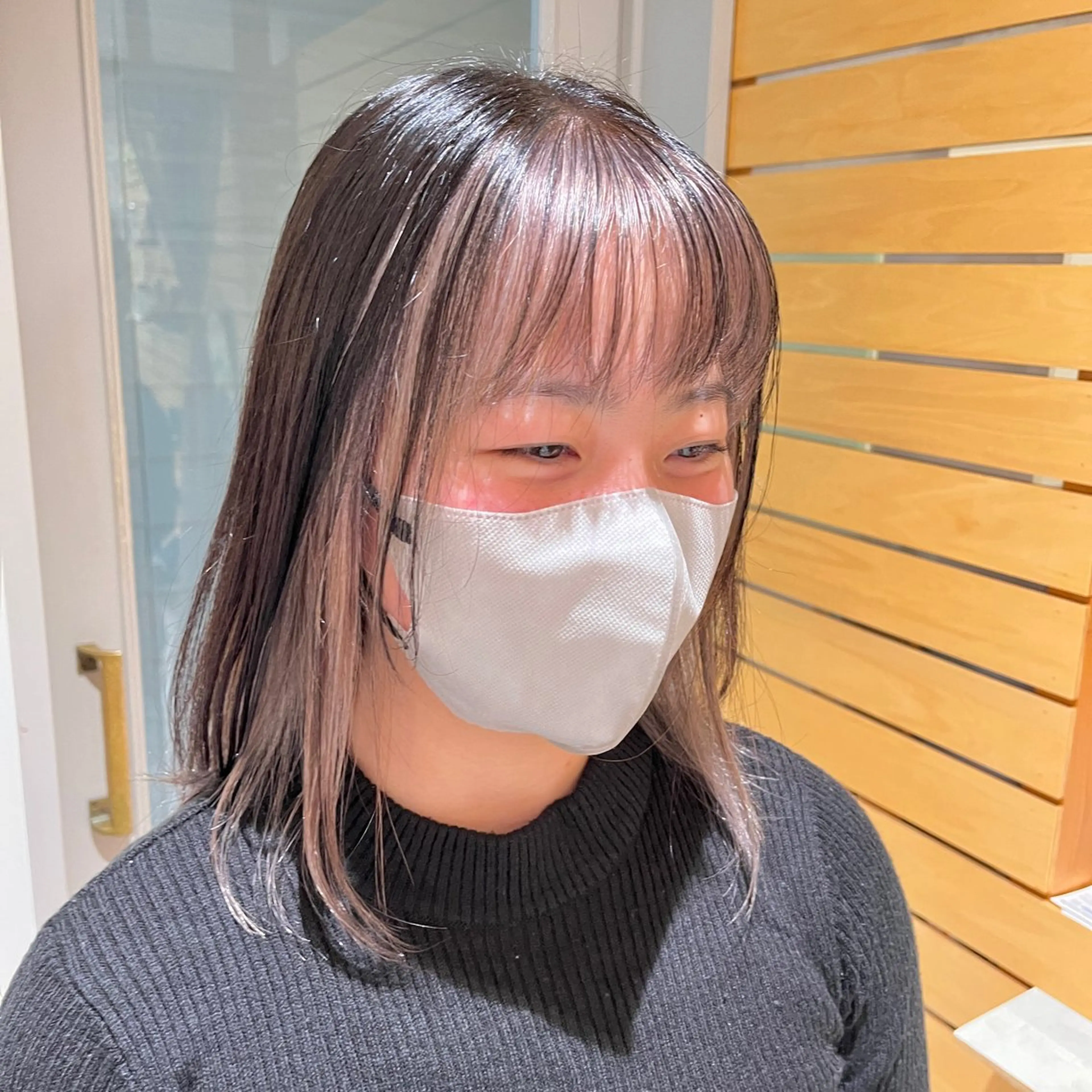 ミディアム カラー ブリーチ ヘアカラー トリートメント RUBEUS【ルベウス】所属・✨艶々カラー🎨 杉本賢人のヘアスタイル