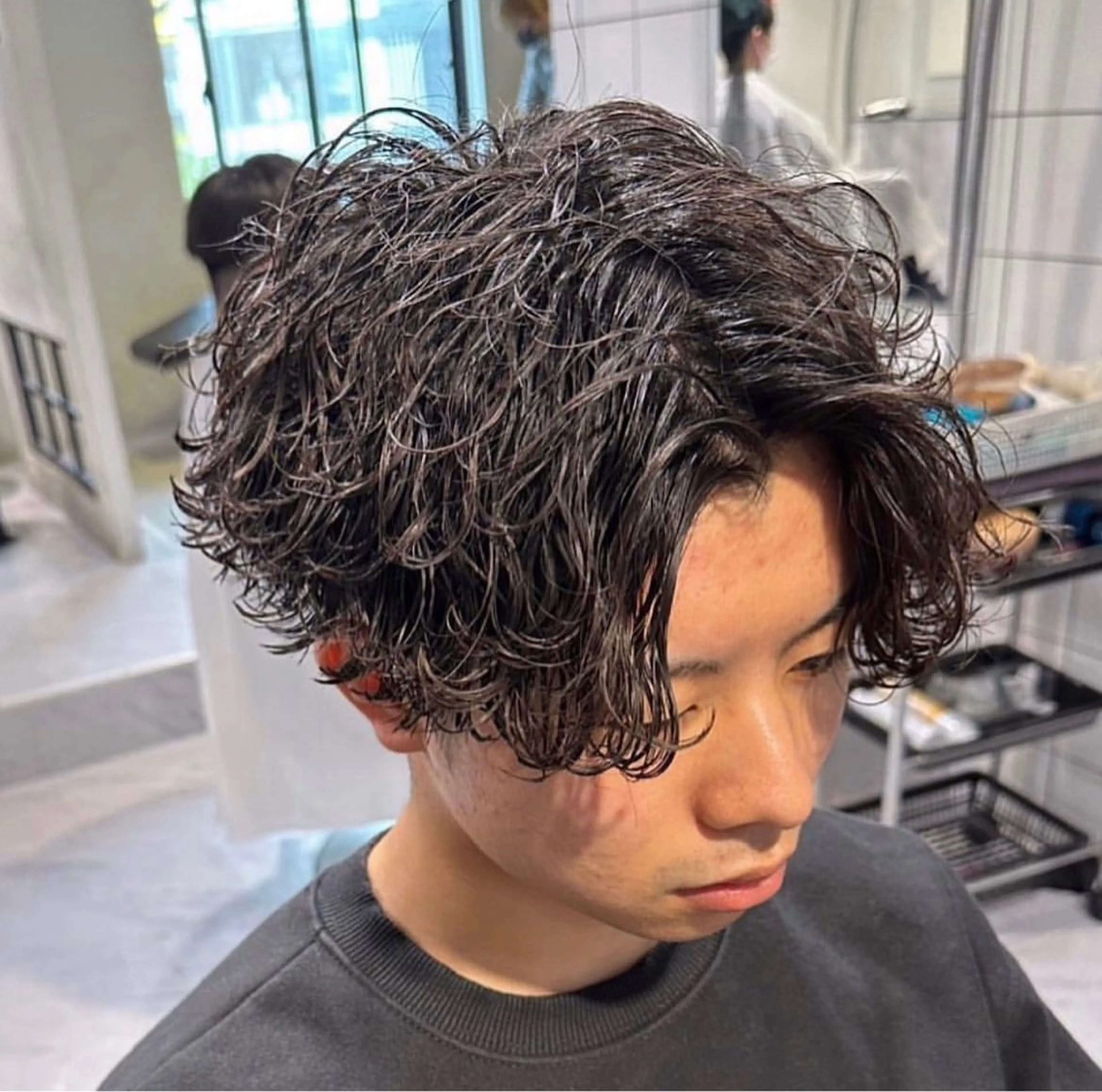 パーマ メンズ カット パーマ 🌟あゆ🌟 女子ウケスタイルのヘアスタイル