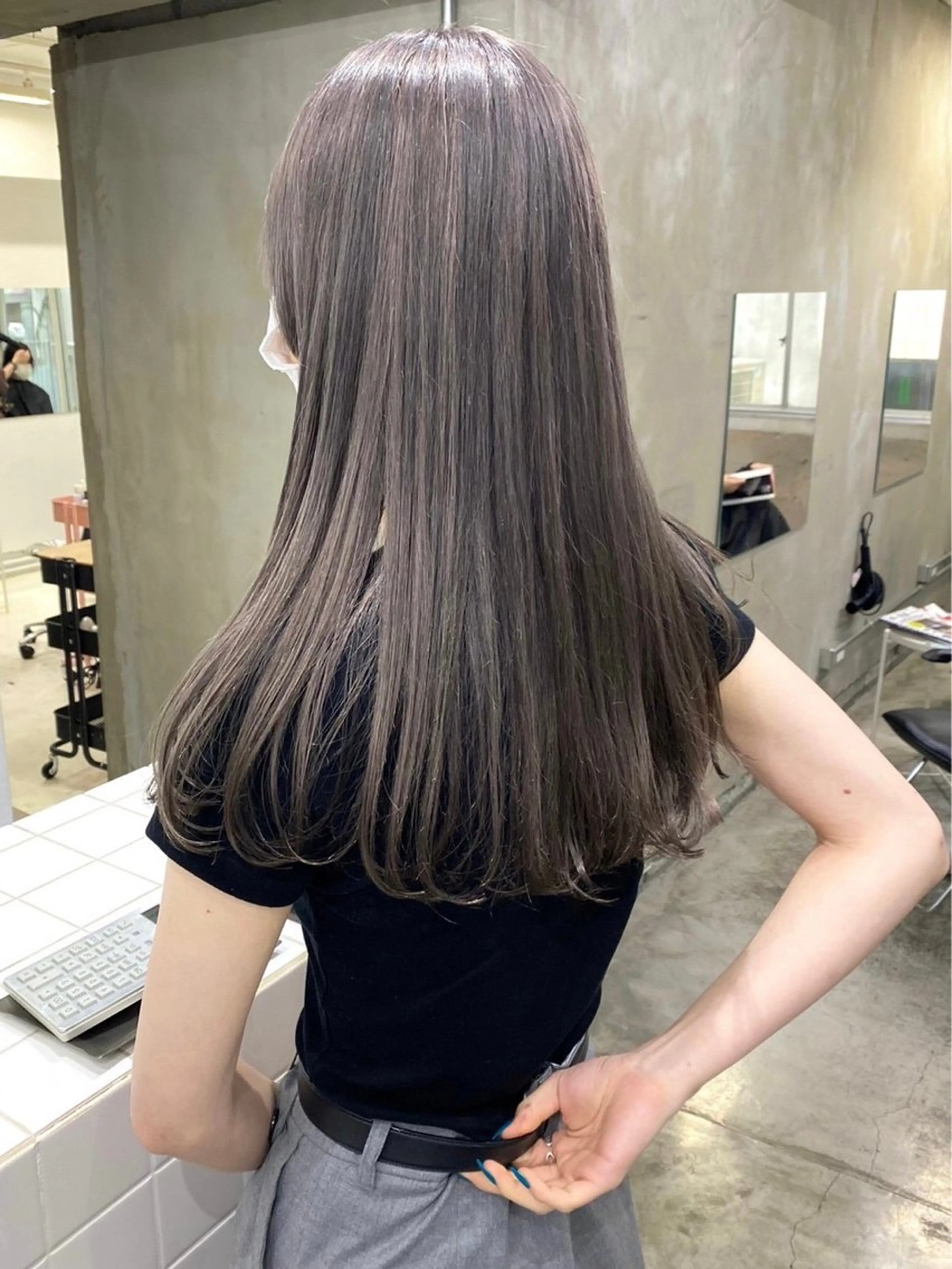 セミロング カラー Aoyagi💫 三茶eye listのマツエク・マツパデザイン