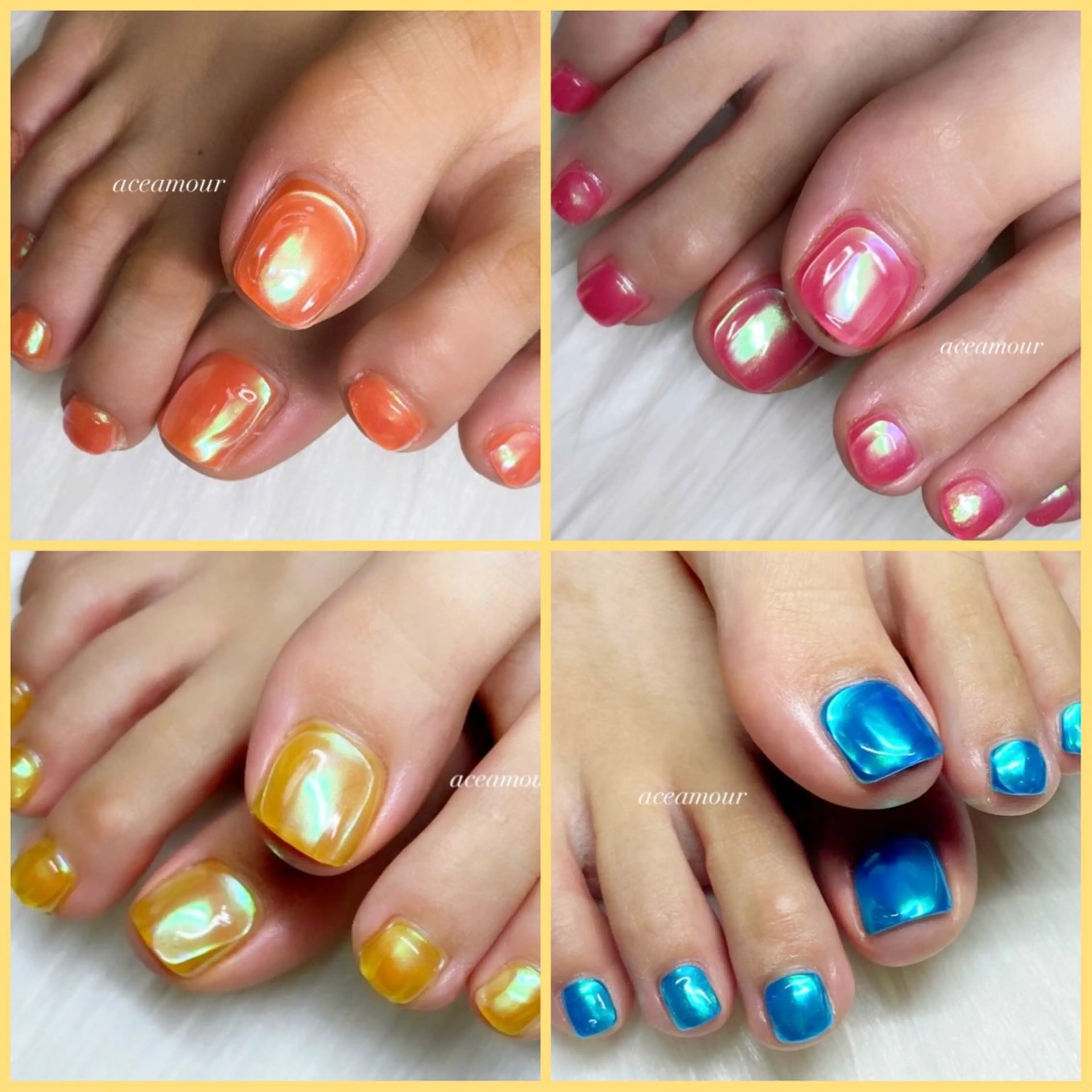 【7月限定/オフ込み】タンフルフットネイル🫧🦶の写真