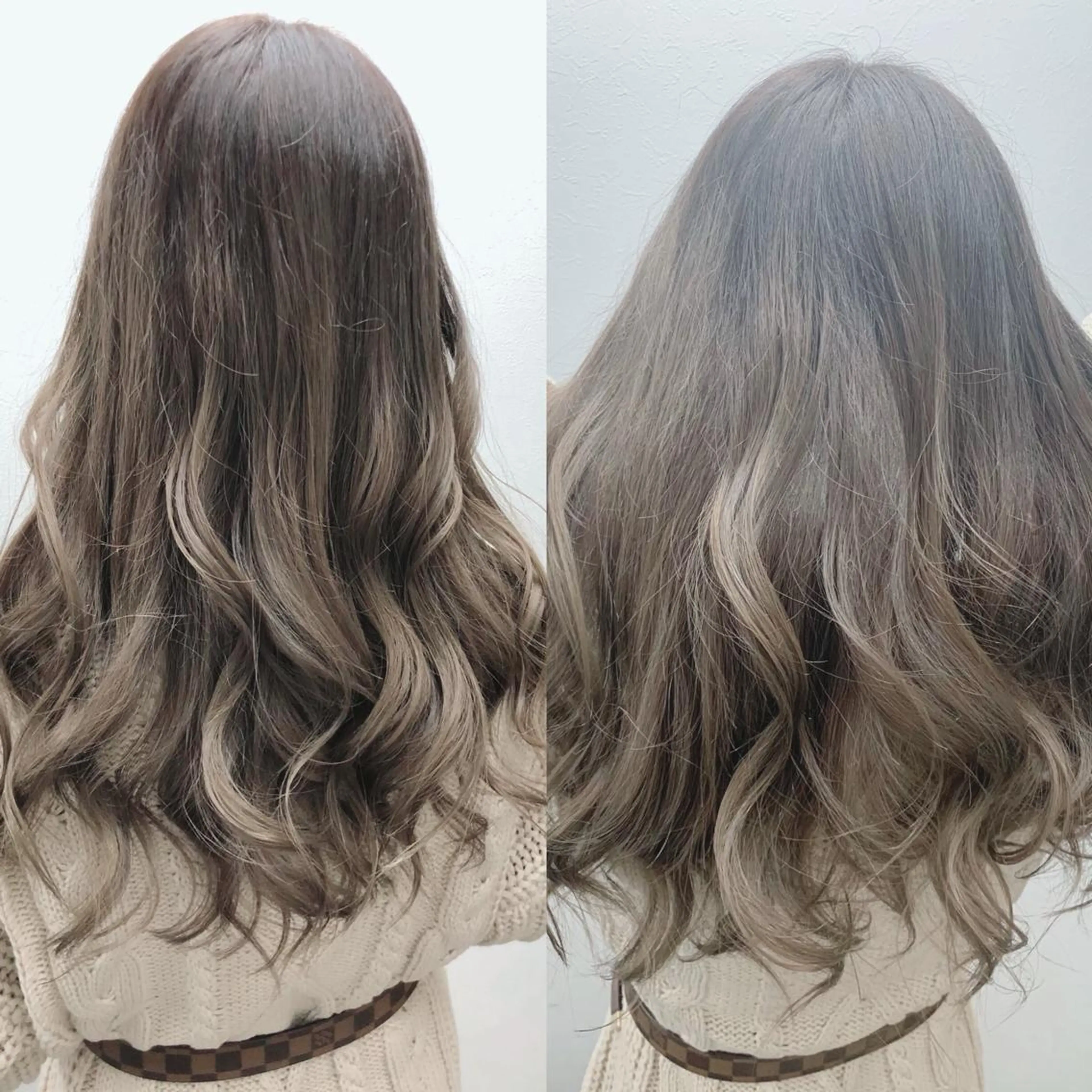 ロング カラー ブリーチ グラデーションカラー イルミナカラー ヤナ マネージャーのヘアスタイル