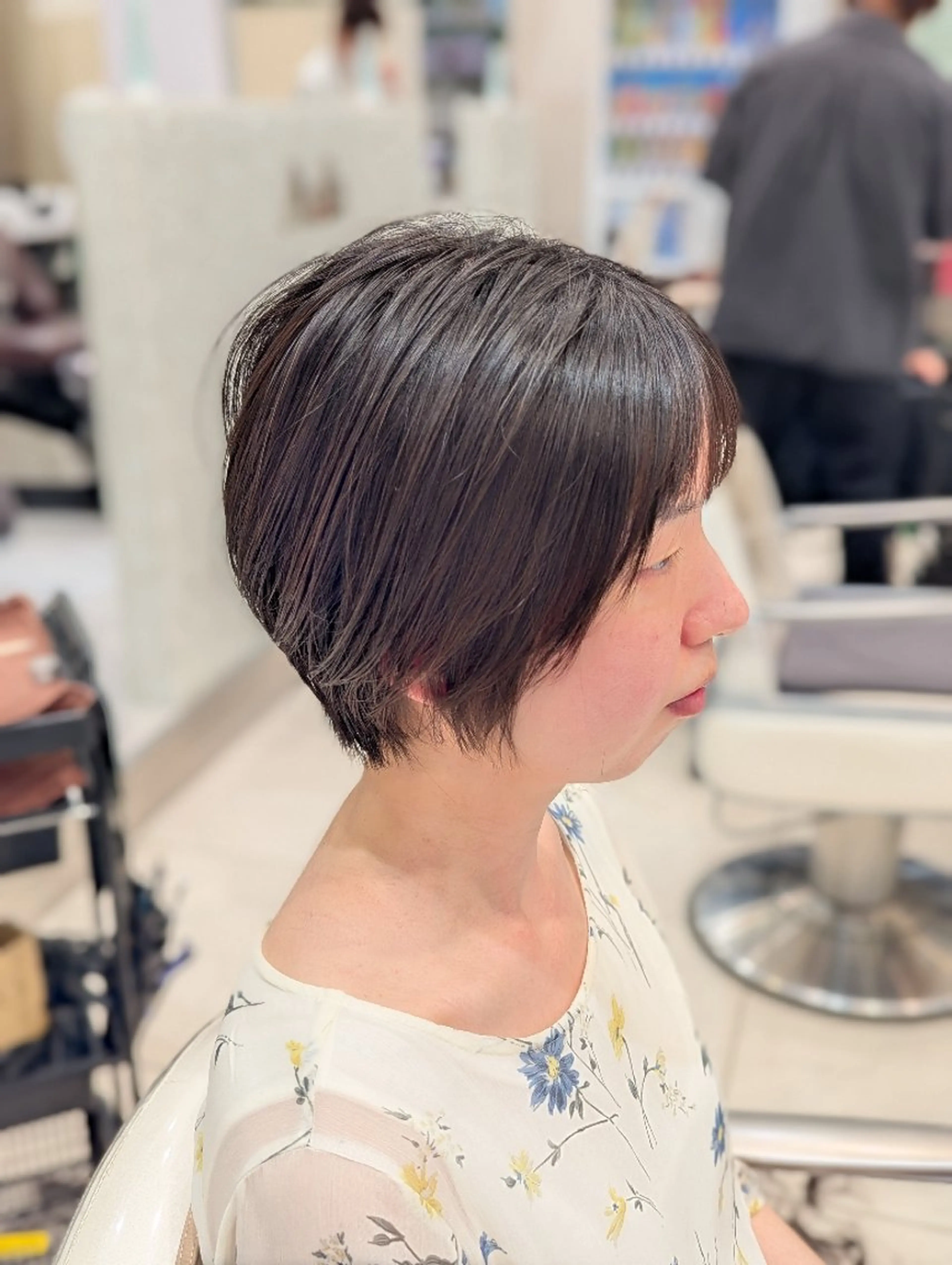 ショート 骨格補正パーマ◎ 上村保幸のヘアスタイル