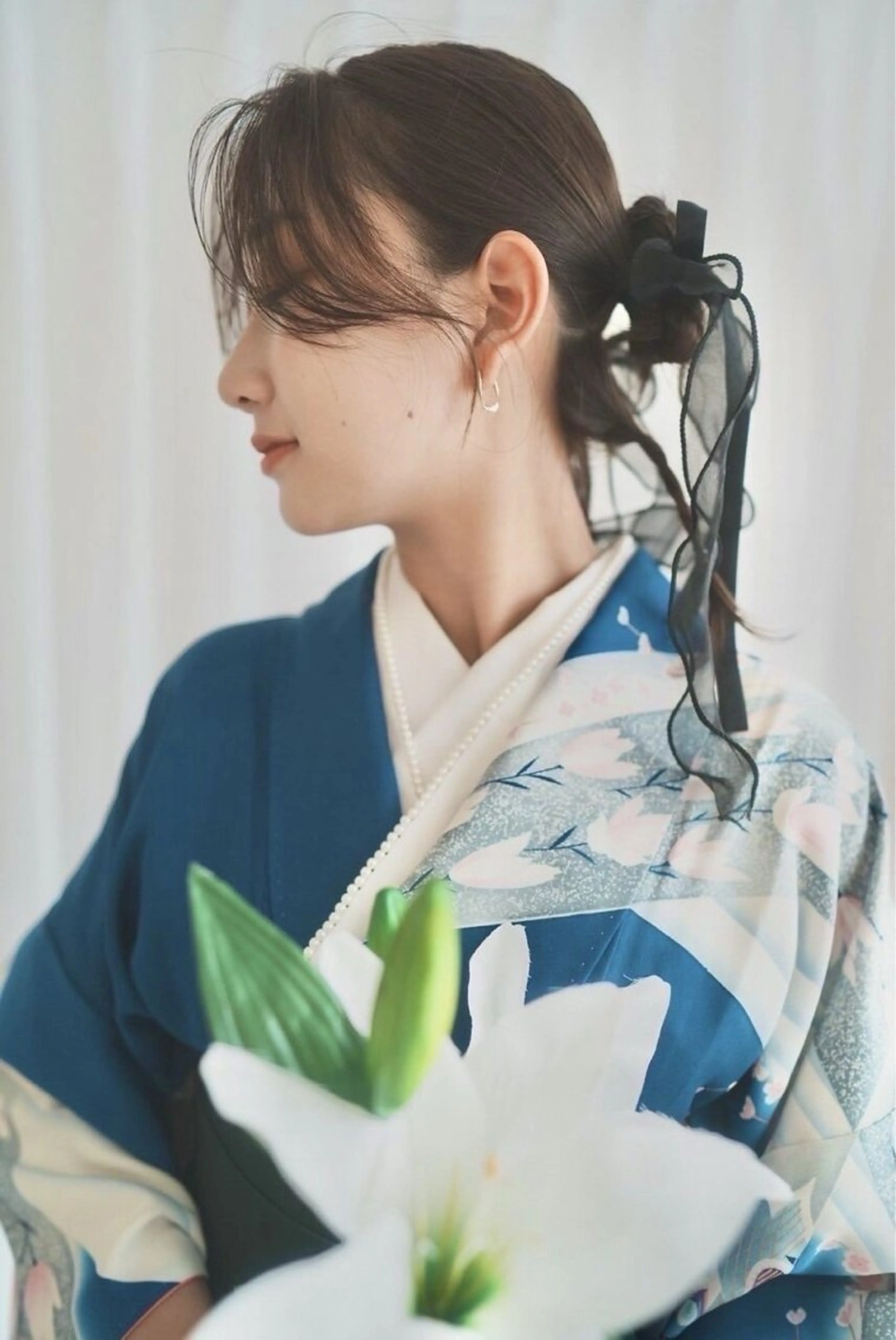 ヘアアレンジ 🩶横浜美容室 透明感カラー✝️るみのヘアスタイル