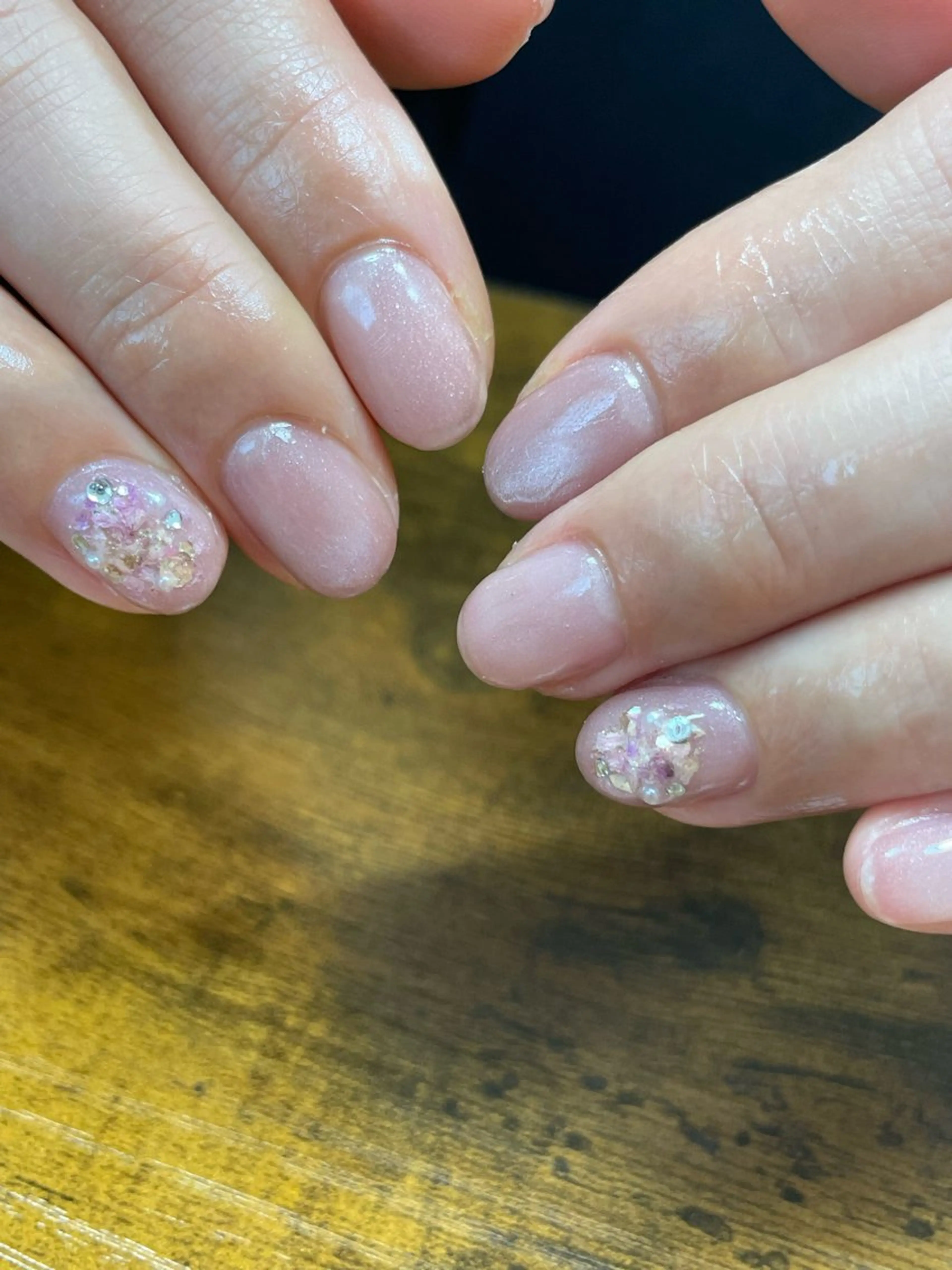 ネイル アートネイル 入学式 ジェルネイル 卒業式 キラキラネイル プライベートサロン Nails uiのネイルデザイン