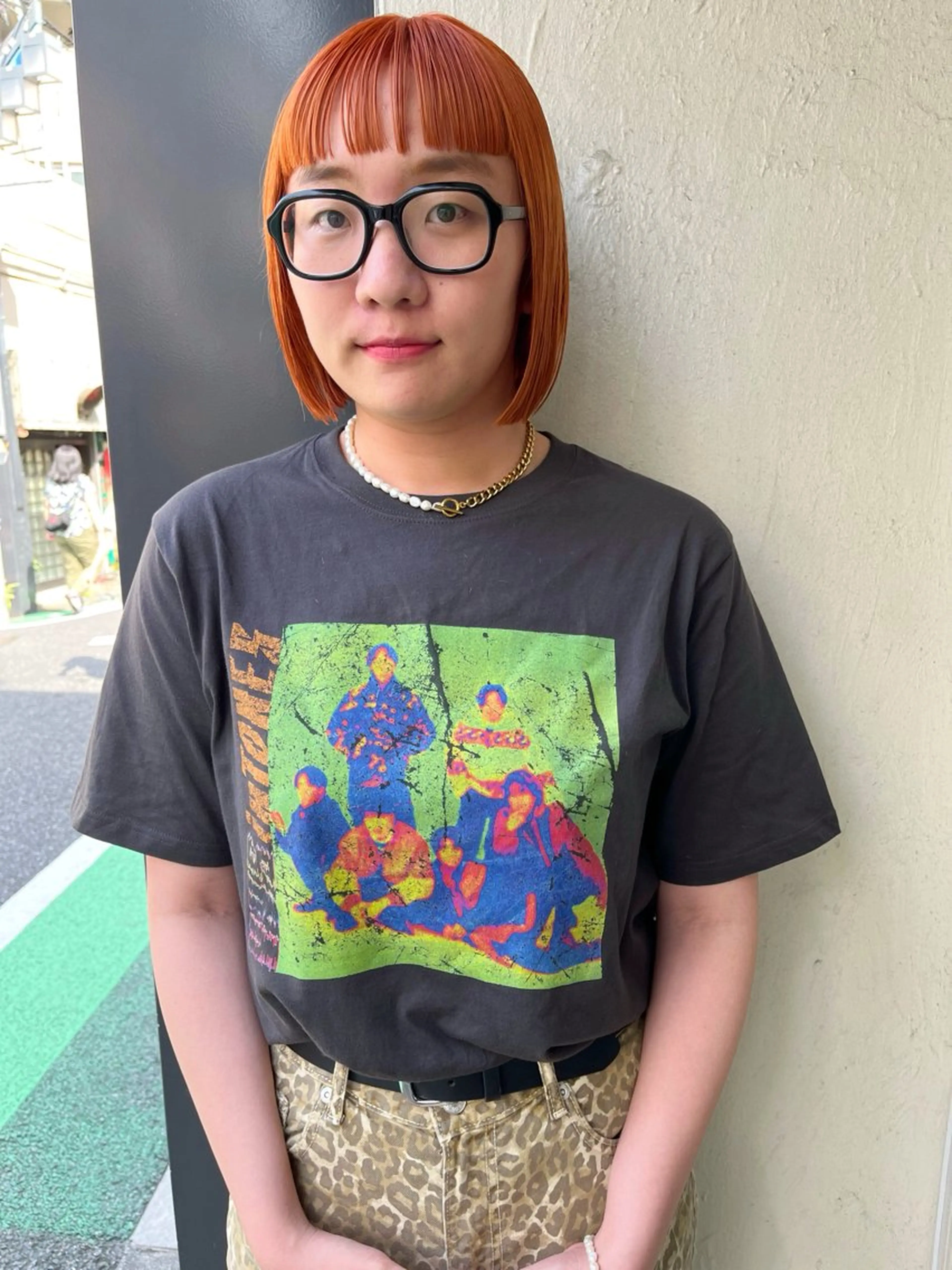 ミディアム カラー ブリーチ ケアブリーチ ハイトーンカラー カット ヘアカラー トリートメント 金井京介/パーマ /レイヤー/ボブのヘアスタイル