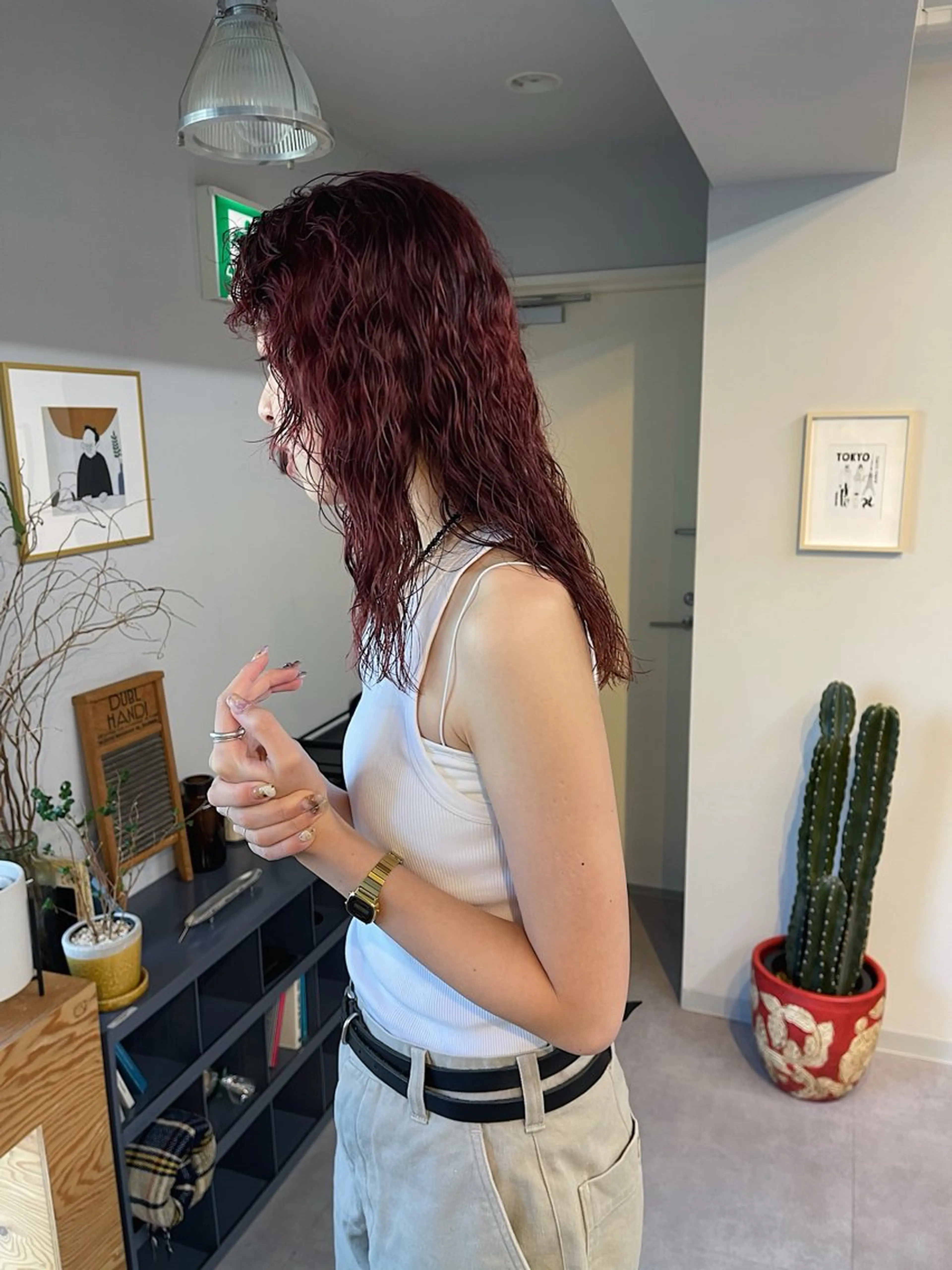 セミロング カラー ブリーチ ダブルカラー ブリーチなしカラー MEY HAIR / CURLYS所属・✅ボブ/パーマ/ 表参道/KENTA✅のヘアスタイル