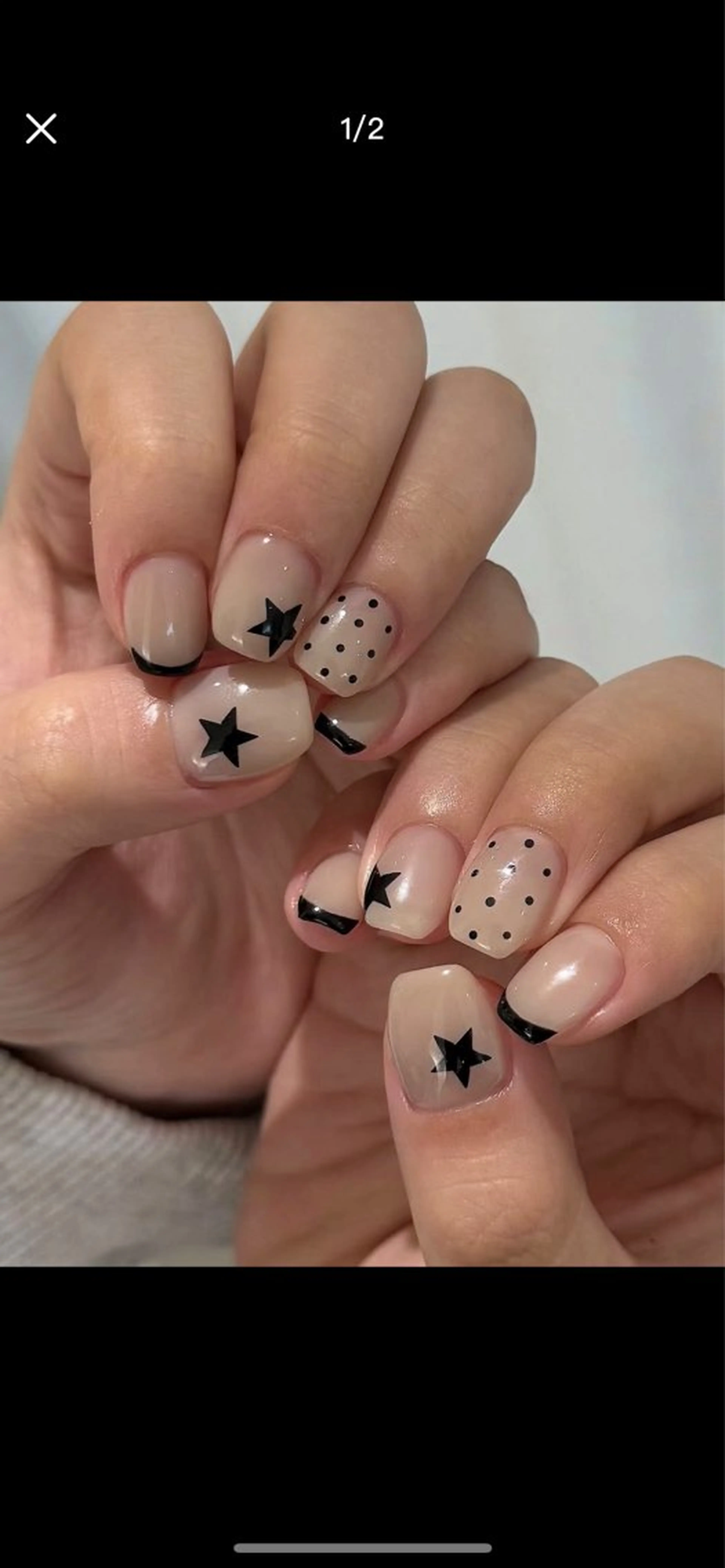 ネイル ハンドネイル チョウ 🦋のネイルデザイン