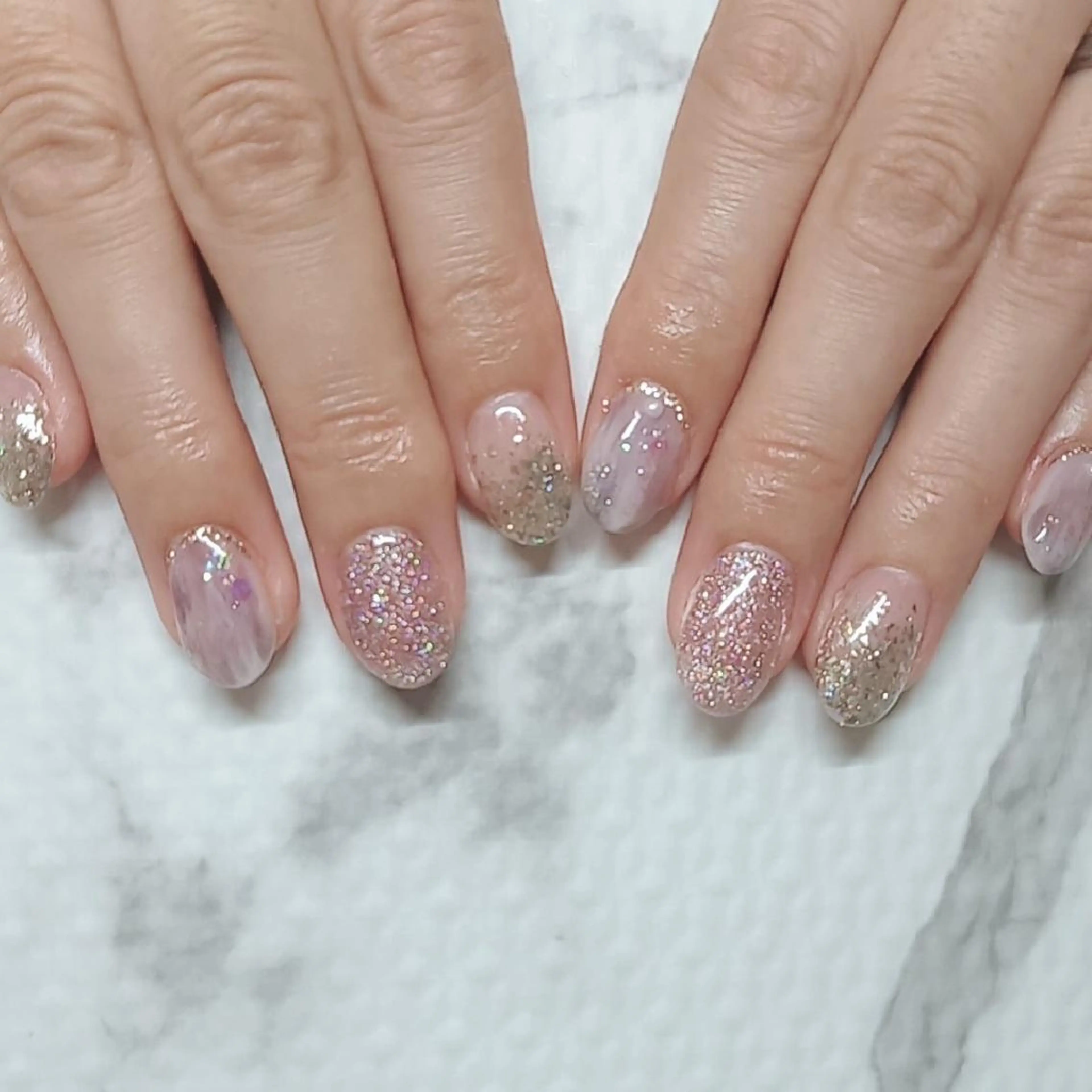 ネイル アニマル柄 フットネイル グリーン オフィスネイル ワンカラーネイル Lily Roseスタッフ一同のマツエク・マツパデザイン