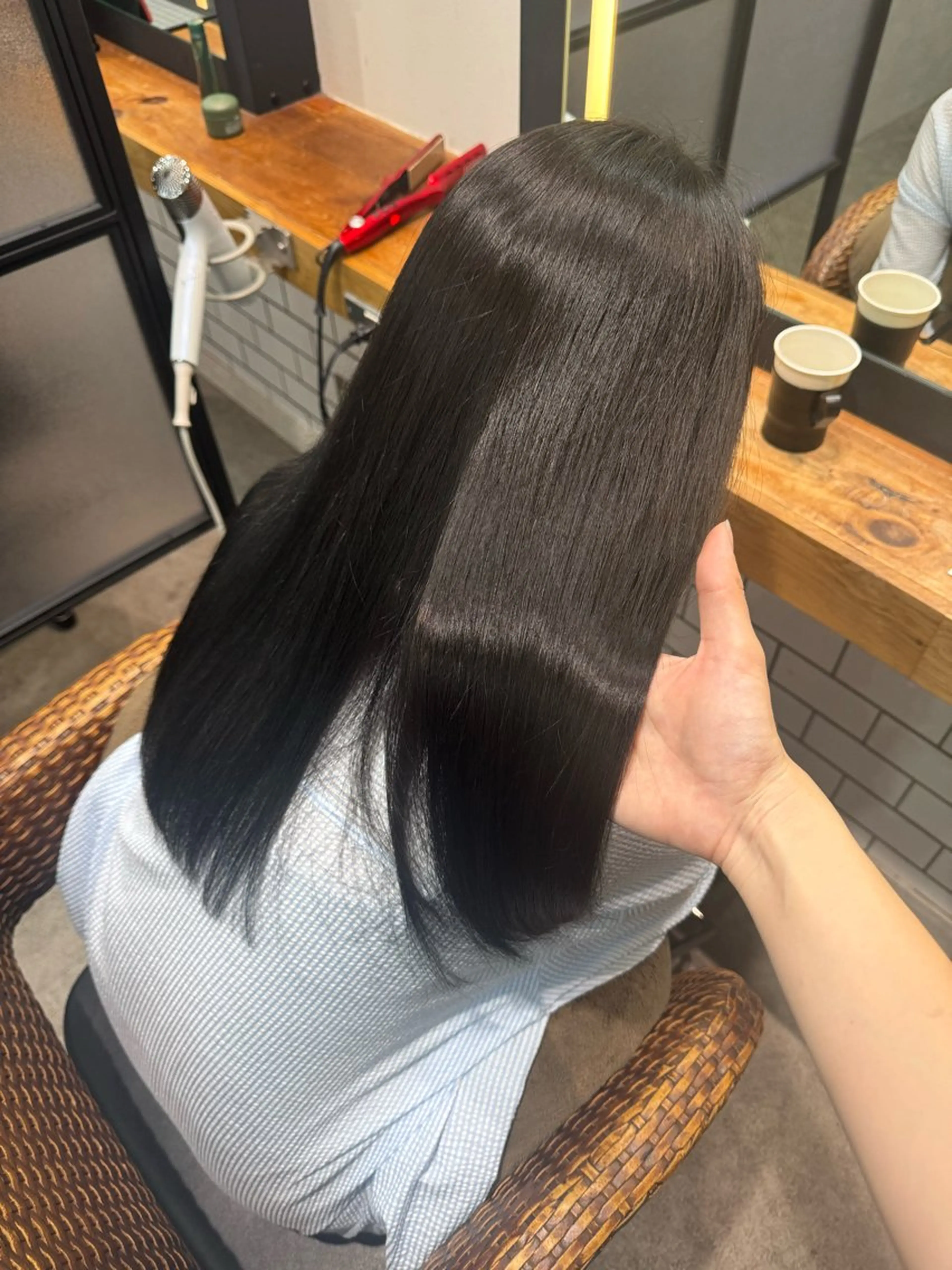 ロング カラー カット ヘアカラー トリートメント 暖色カラー🤎Red Neo　meiのヘアスタイル