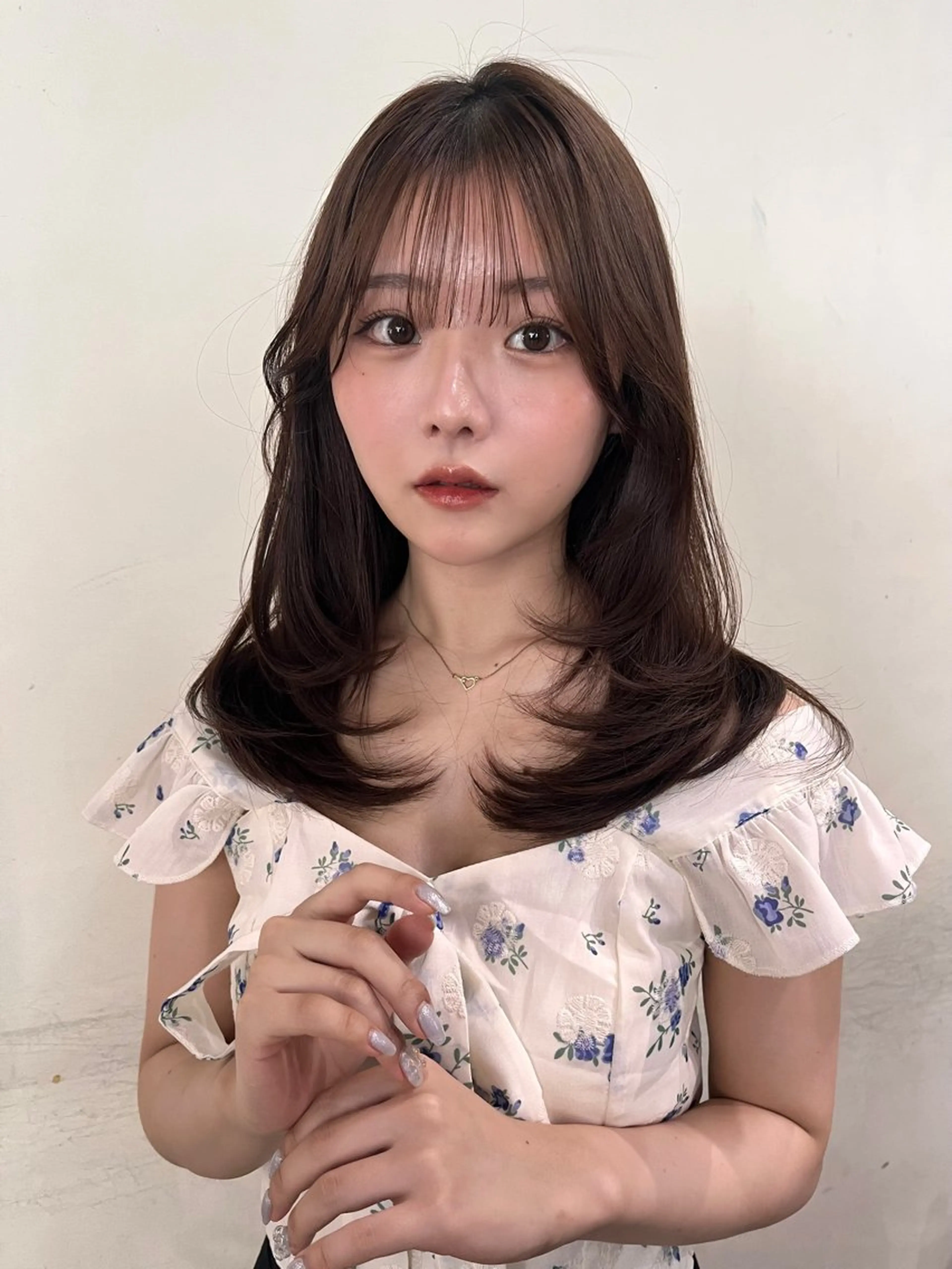 カラー ユイ🎀透明感カラー 耳つぼジュエリーのヘアスタイル