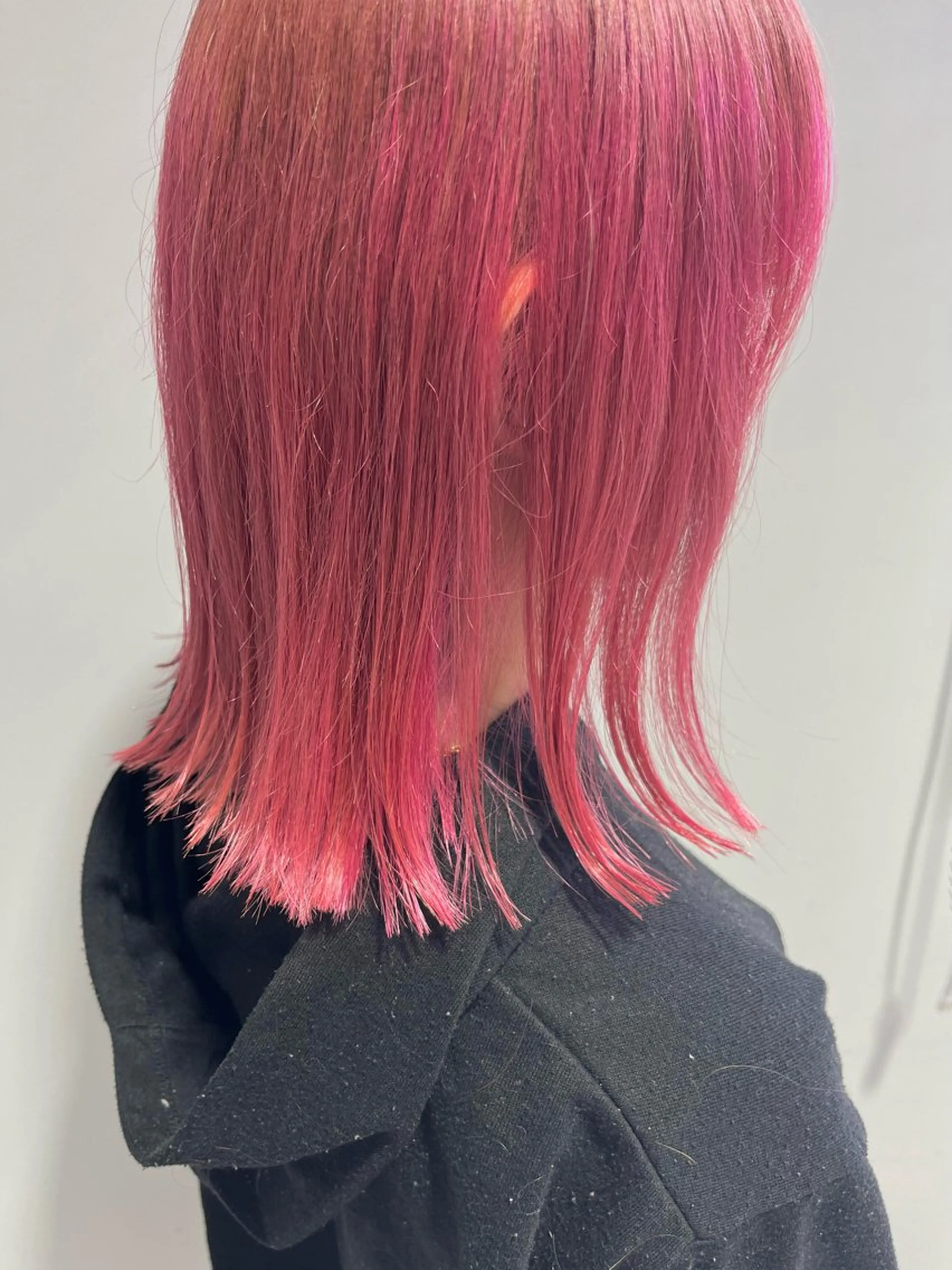 ミディアム カット ヘアカラー 小谷野 真優のヘアスタイル
