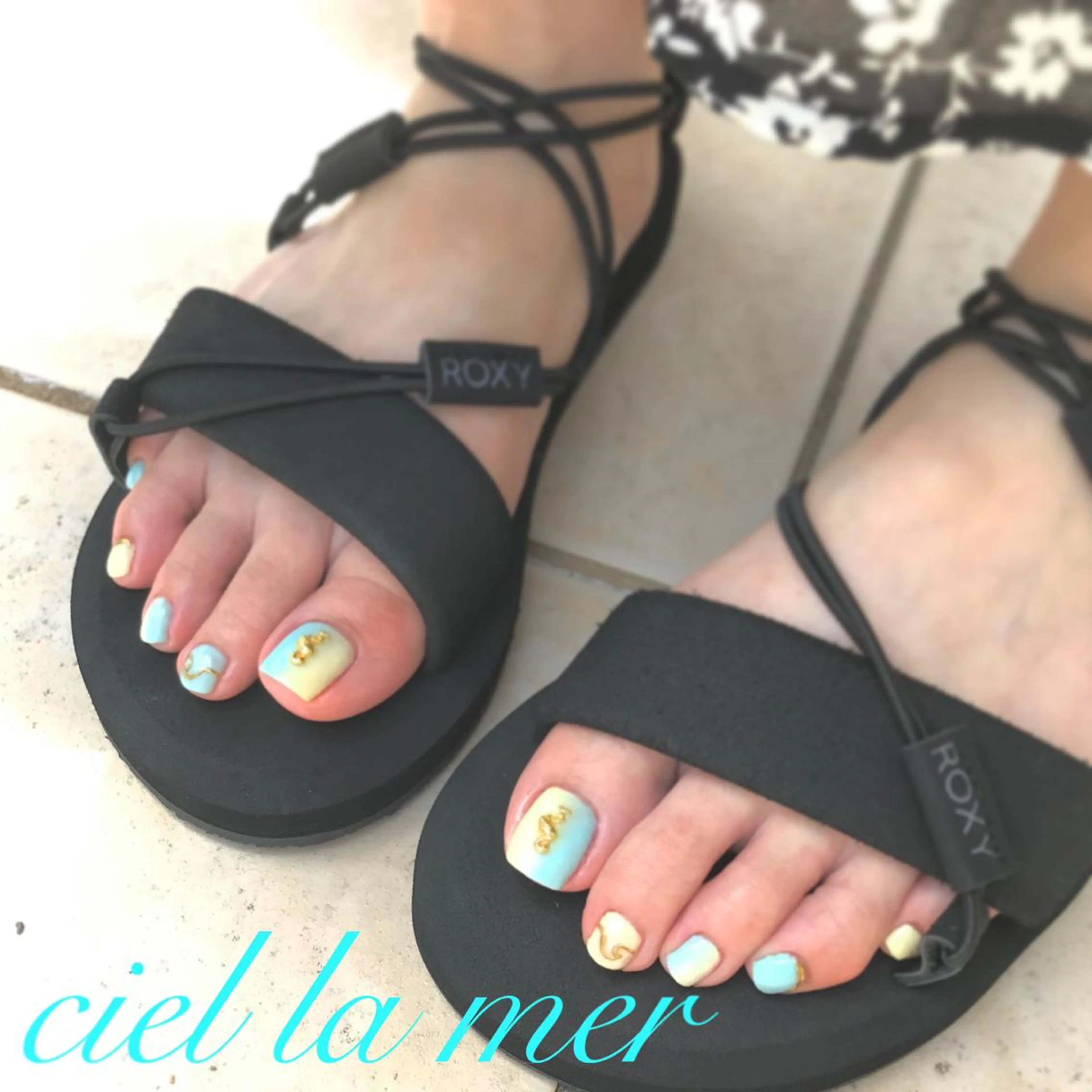 ネイル ハンドネイル フットネイル ciel la merのネイルデザイン