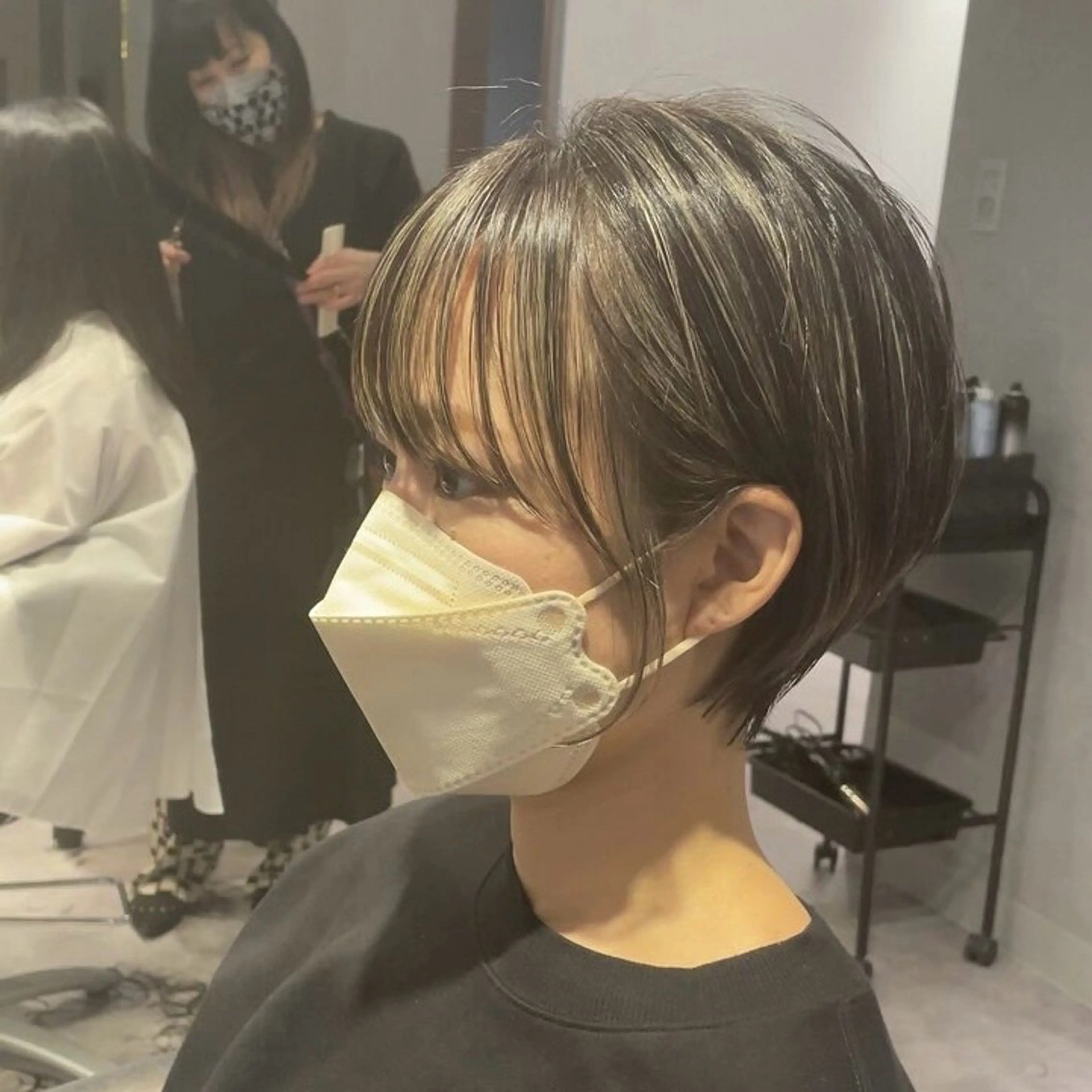 ショート 蘆谷 華帆のヘアスタイル