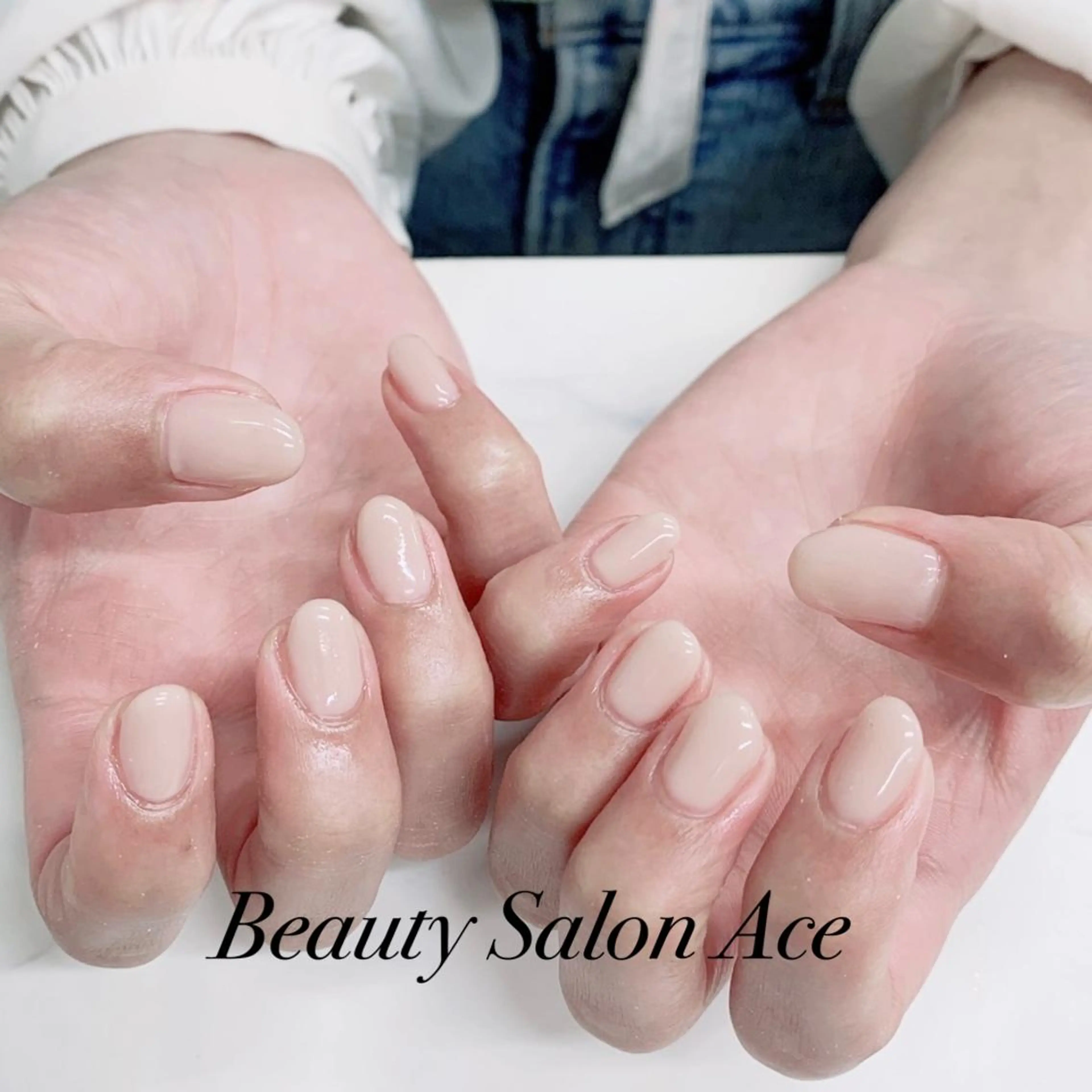 ネイル メンズネイル ワンカラーネイル 春ネイル ハンドネイル ハンドケア Beauty Salon Ace(ネイルサロン エース)所属・池袋フィルイン Ace♡長さだしのネイルデザイン