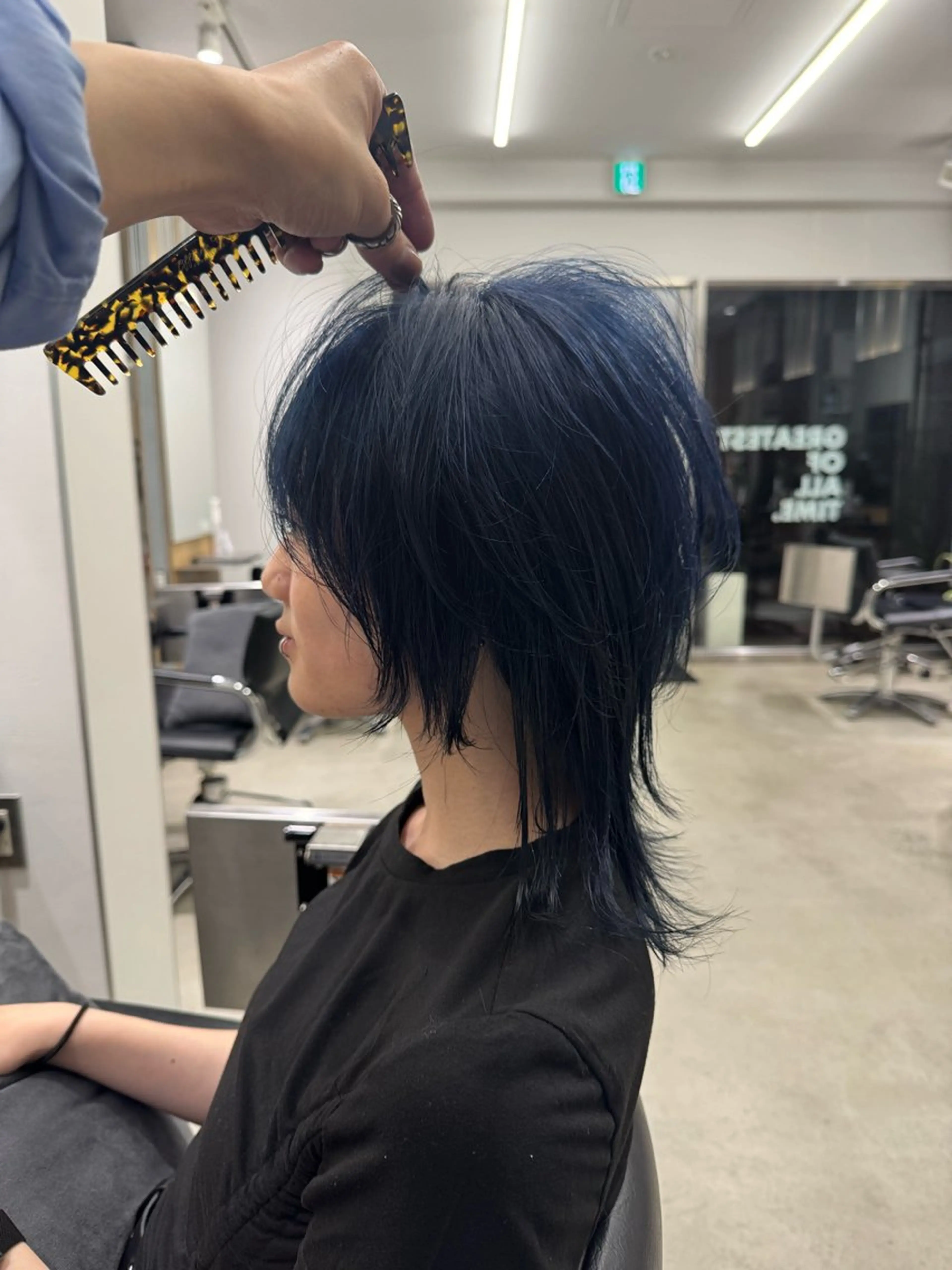 ミディアム カラー カット ヘアカラー トリートメント ショート/茅ヶ崎 タカハシ タクロウのヘアスタイル