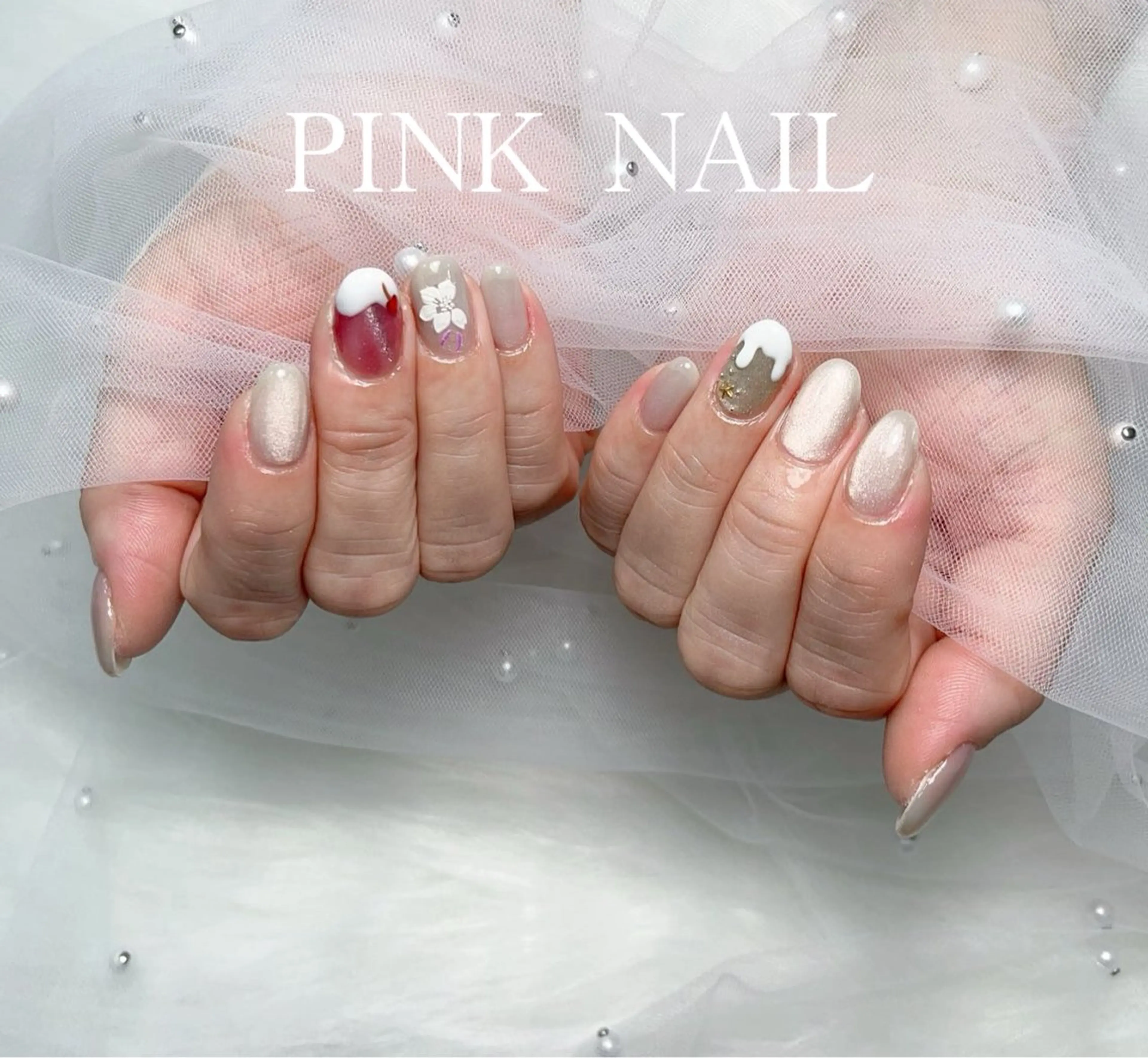 ネイル ハンドネイル pink nailのネイルデザイン