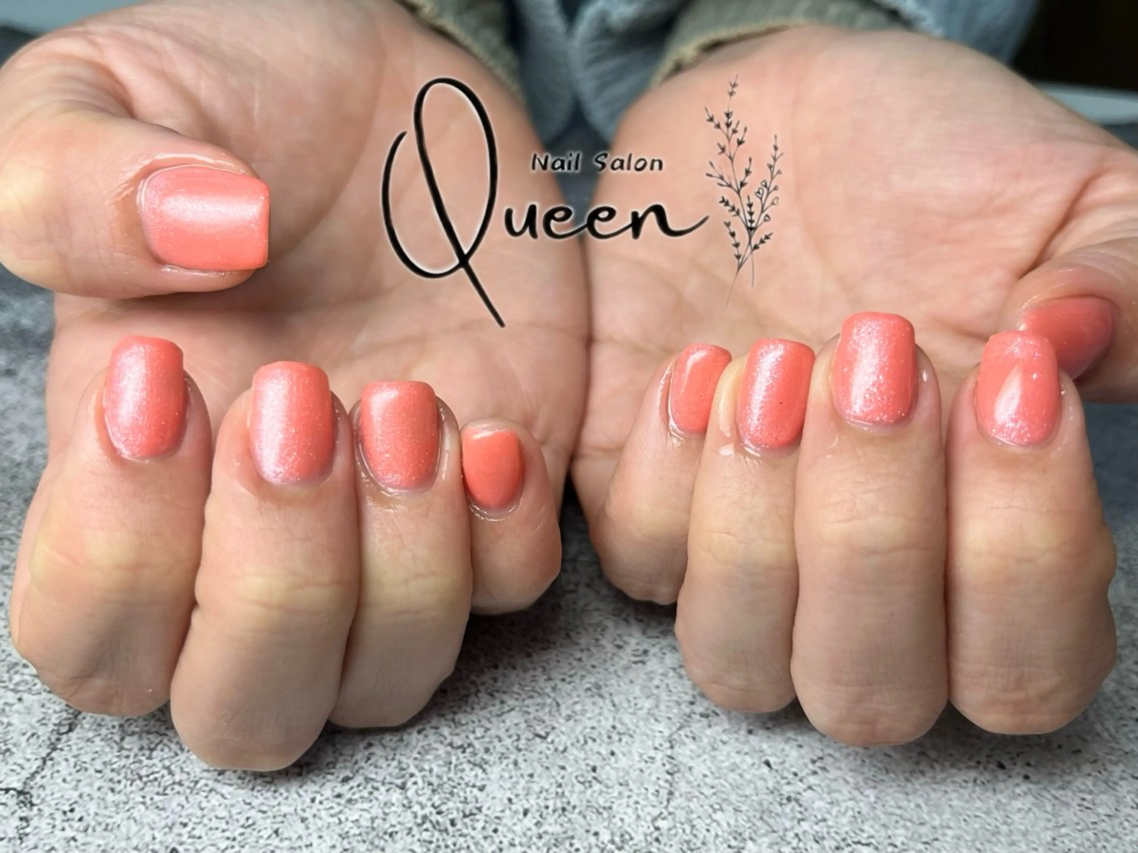 ネイル ハンドネイル Queen nail 北堀江 ASUKAのネイルデザイン
