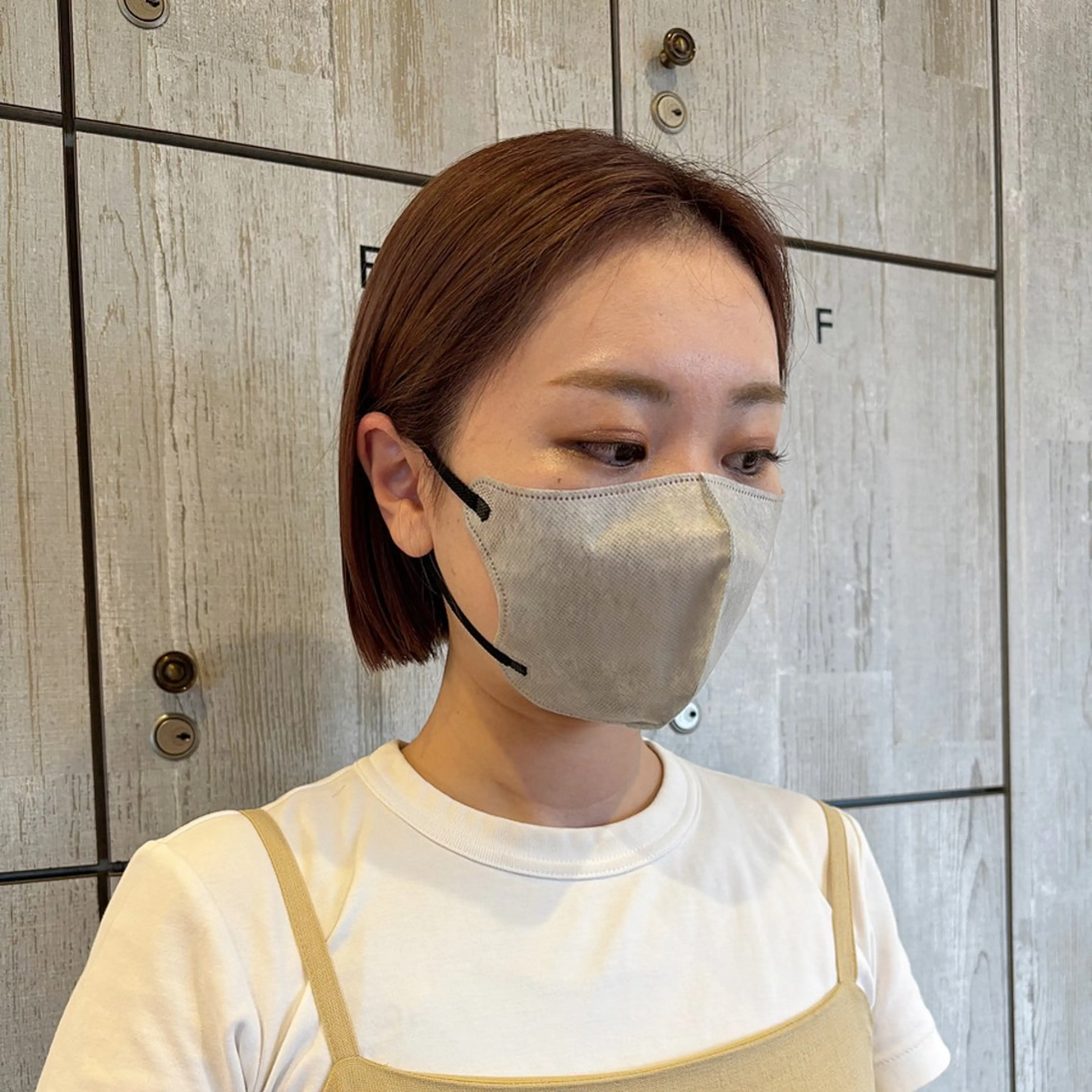 ショート 切りっぱなしボブ ボブ ハイトーン/透明感 カラー🤍こころのヘアスタイル