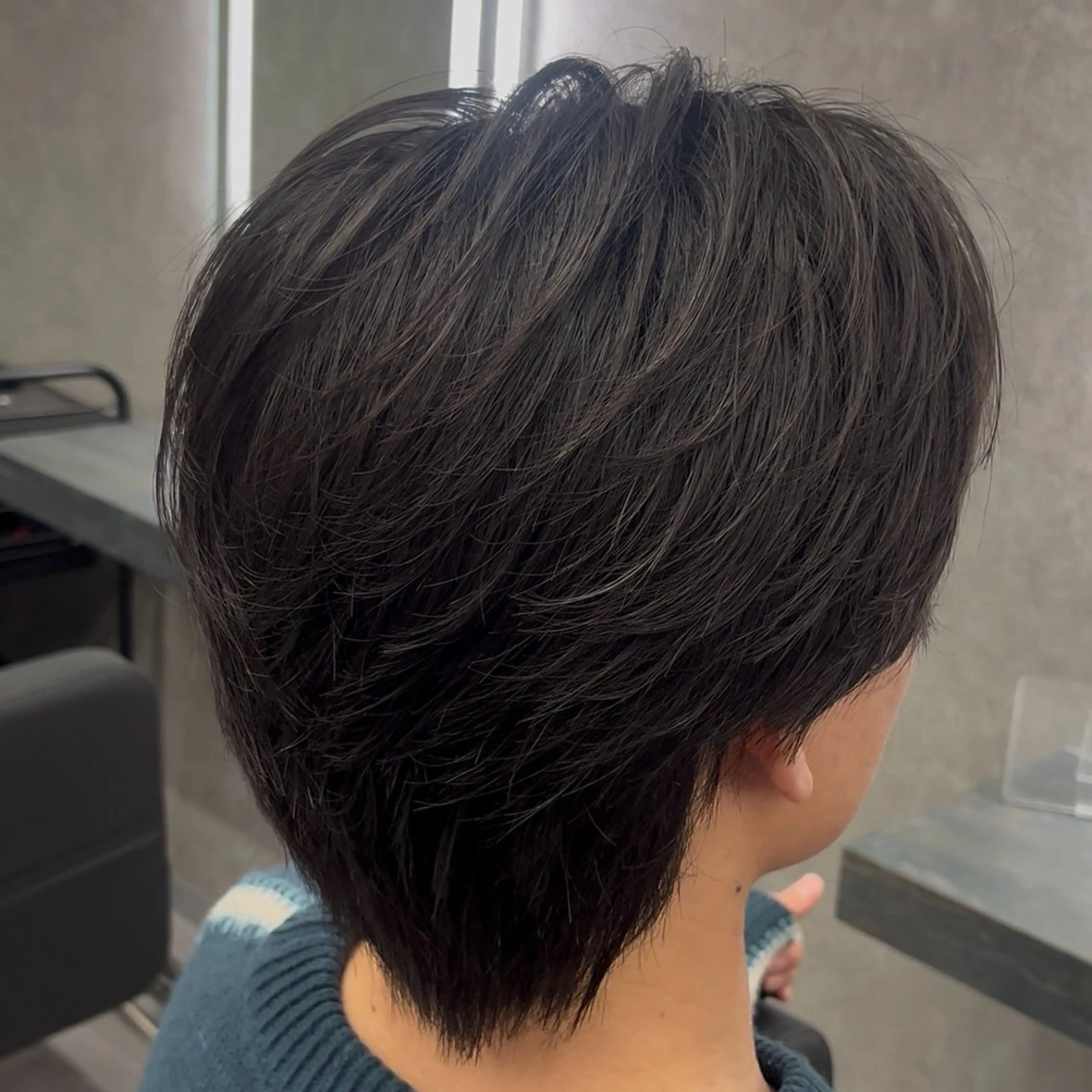 ショート ヘアアレンジ メンズ センターパート カット 札幌メンズ特化/ 🔥RIKU🔥のヘアスタイル