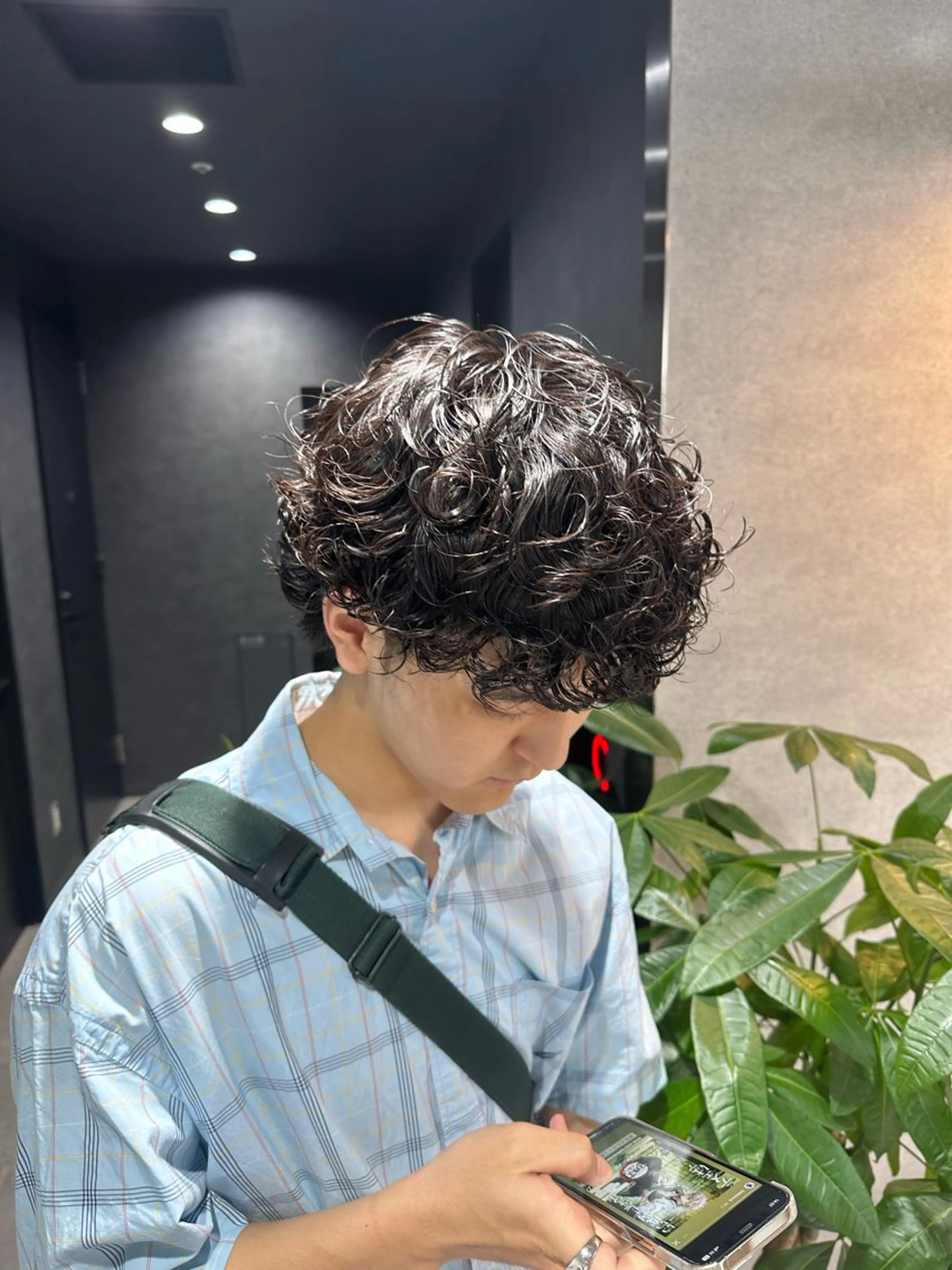 パーマ メンズ カット パーマ トリートメント ヘッドスパ ヘアセット イケメン製造機 🔥上原沙羅🔥のヘアスタイル