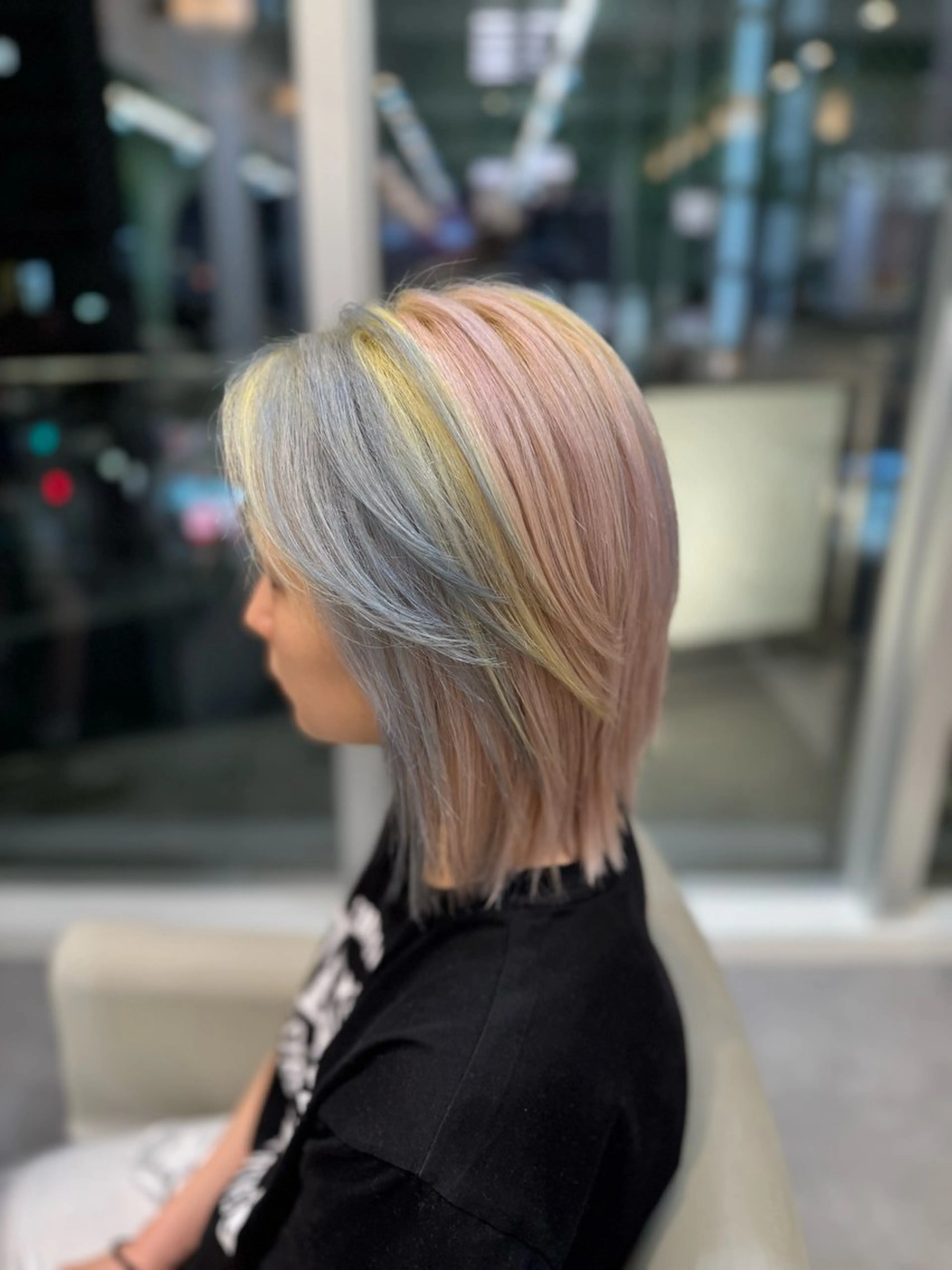 カラー YUZUKI艶カラー /似合わせ小顔カットのヘアスタイル