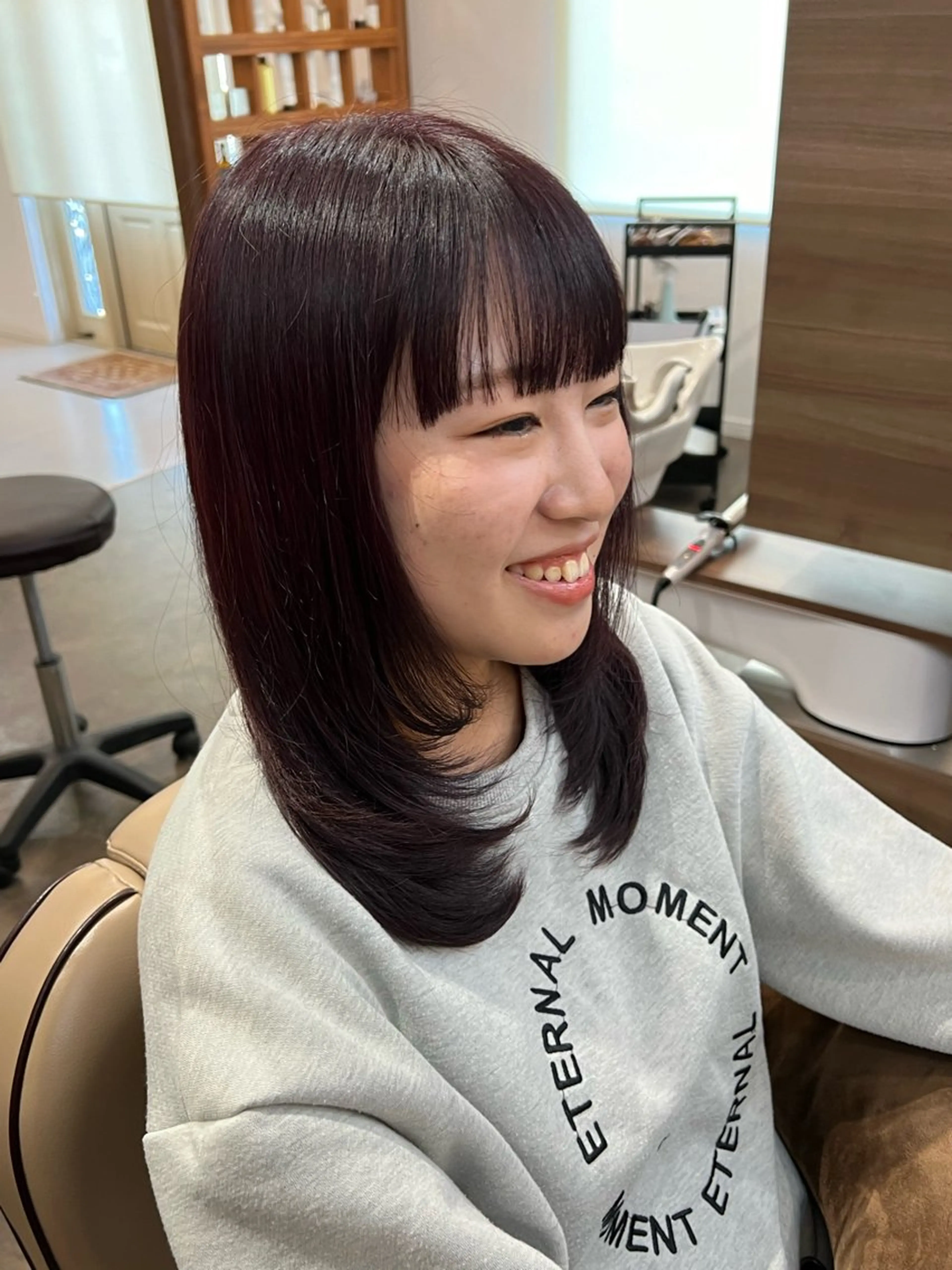 ミディアム Salon de Qualia(サロンドクオリア)所属・Salon de Qualia杉下　涼のヘアスタイル