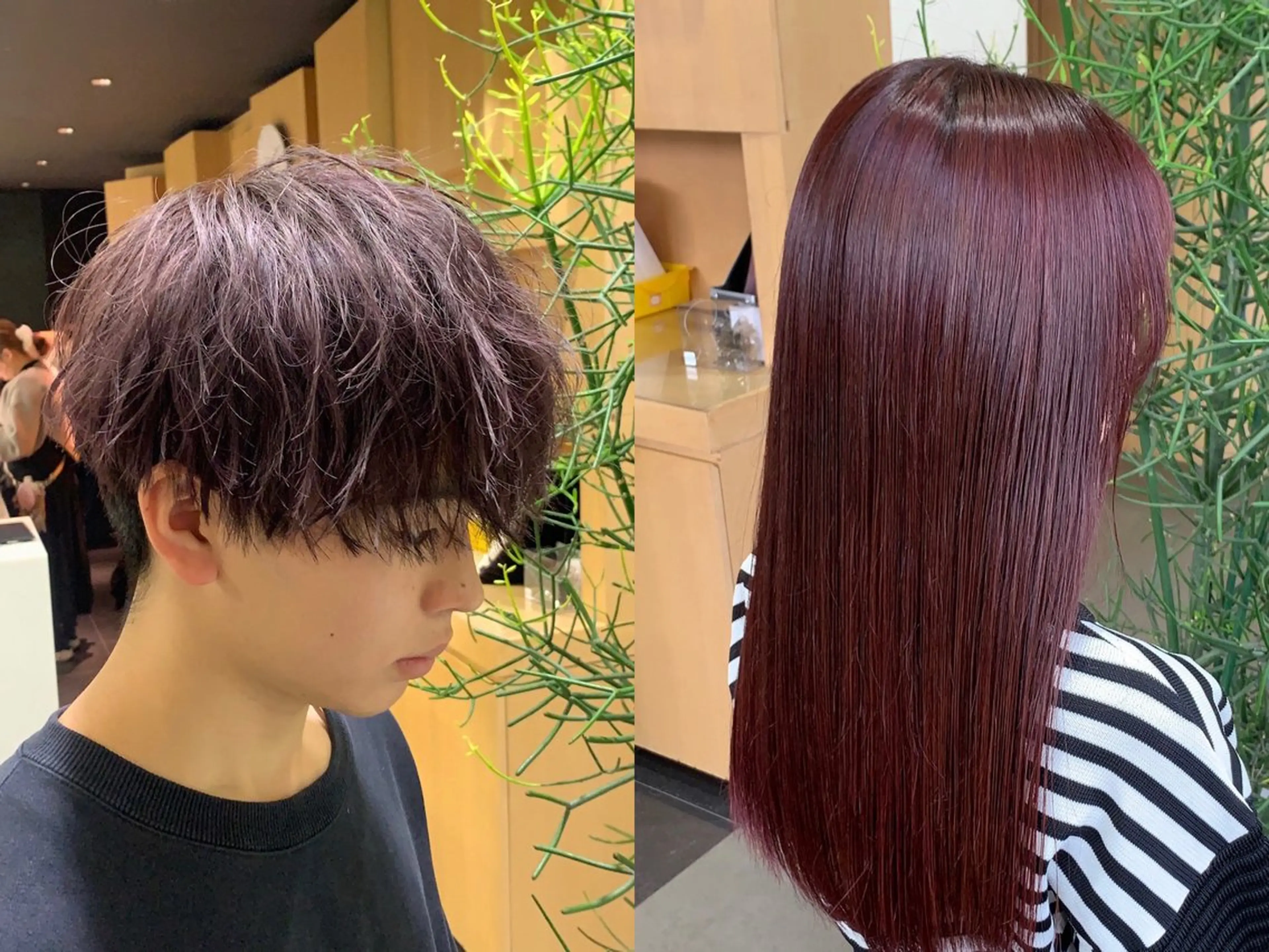カラー メンズカットパーマ 【フェザーパーマ】のヘアスタイル