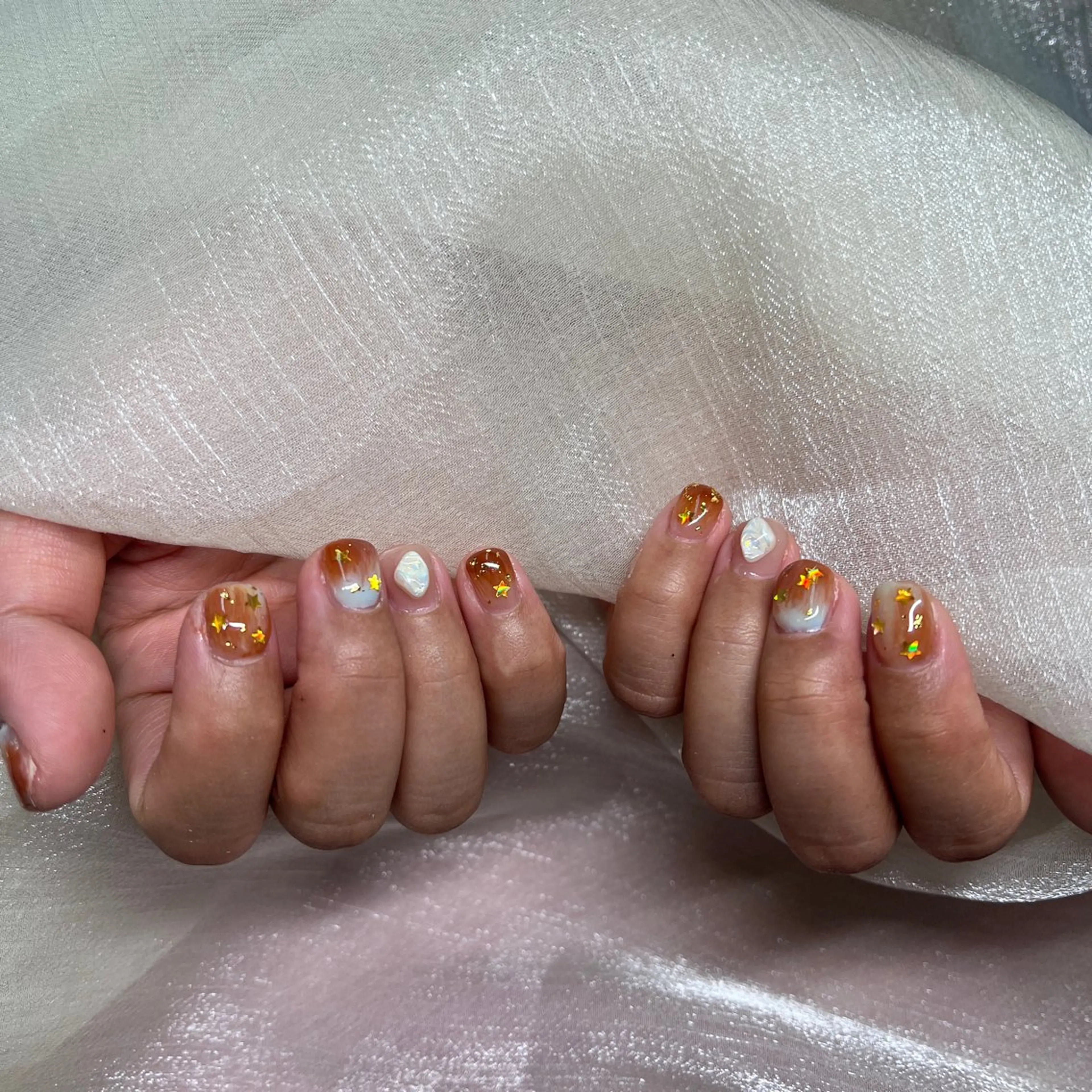 ショート ハンドネイル フットネイル ハンドケア 一其 サロンのネイルデザイン