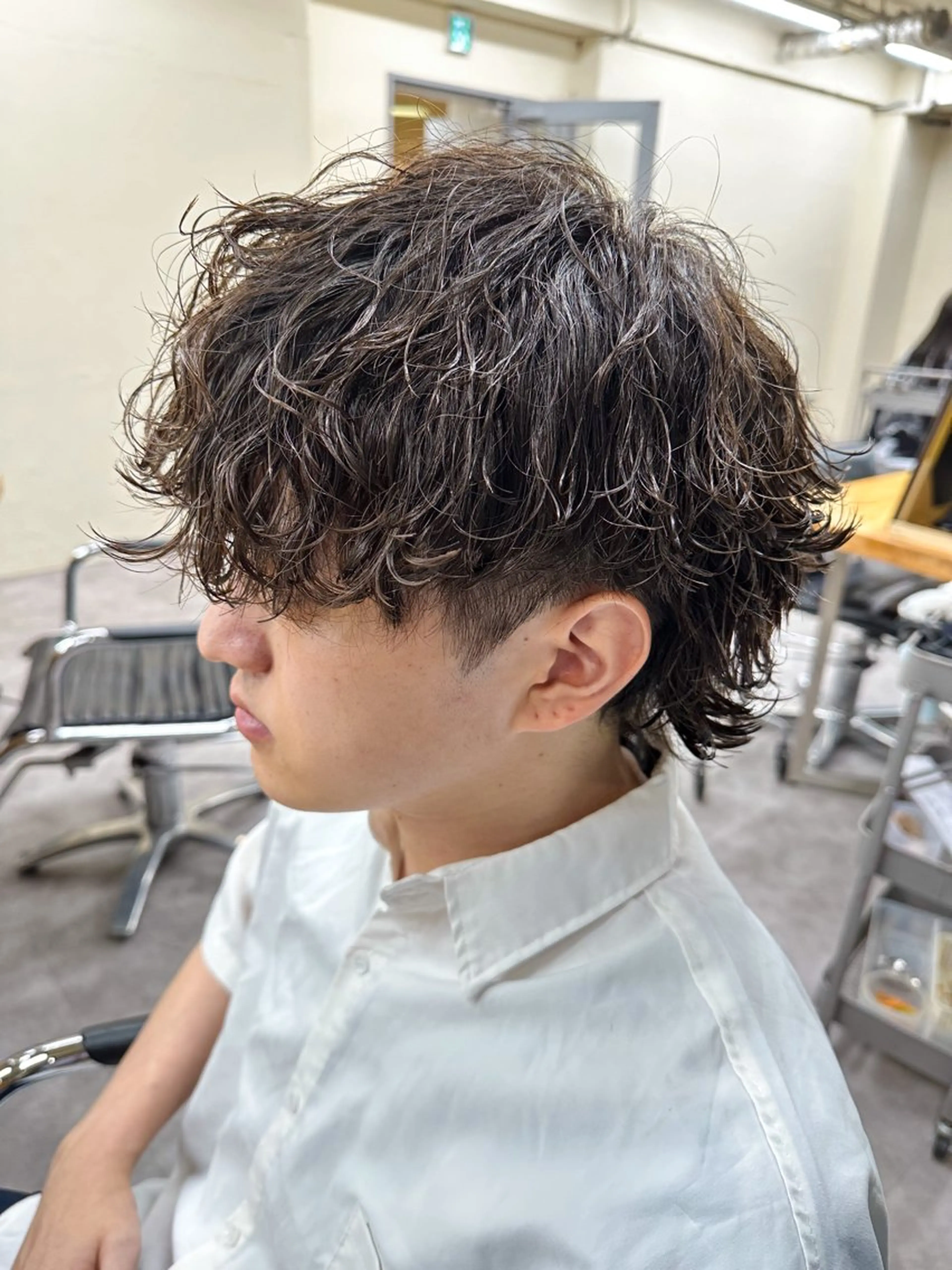 ショート パーマ メンズ メンズパーマ メンズ特化ryoのヘアスタイル