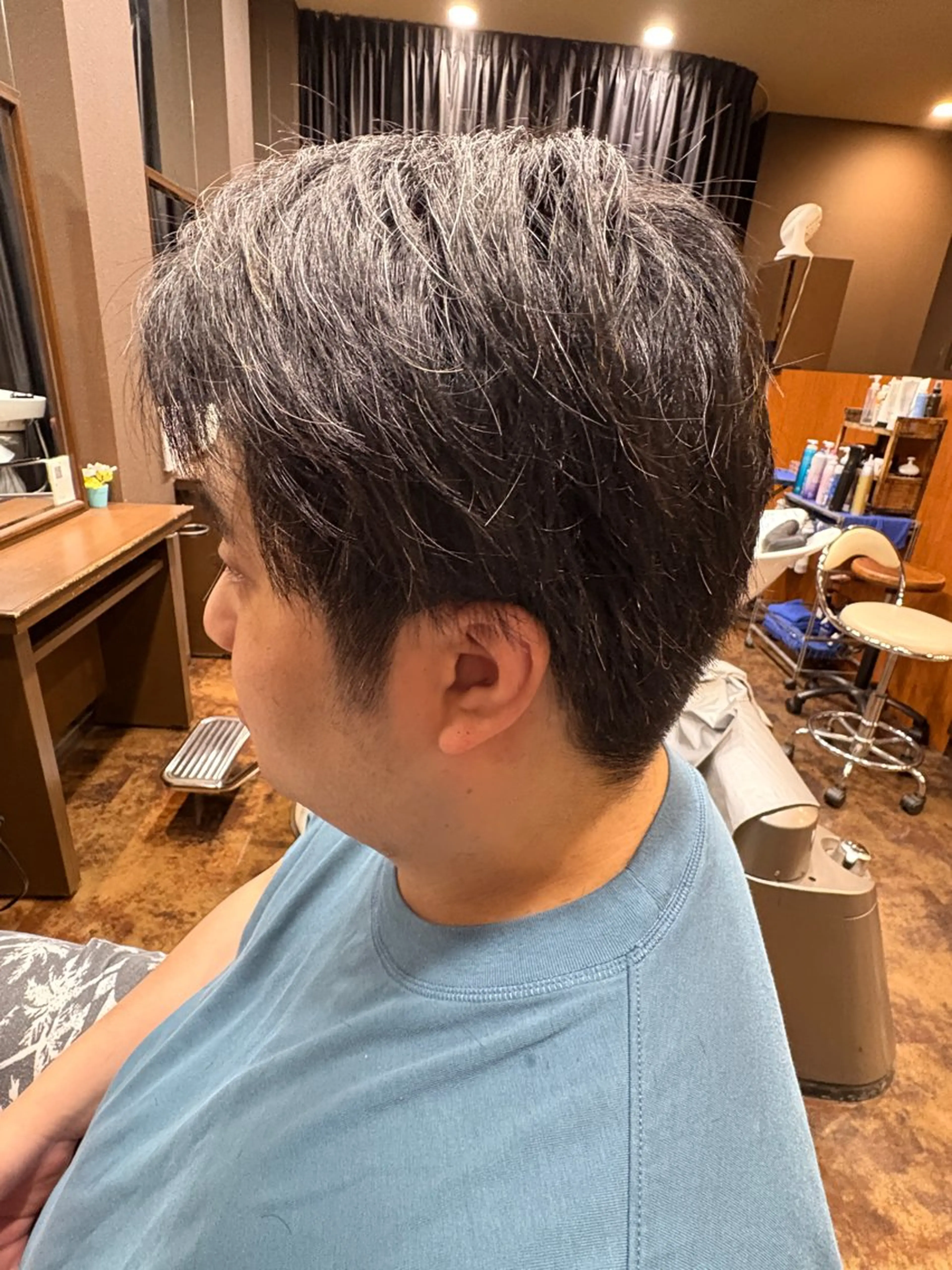 メンズ 落合 ちりのヘアスタイル