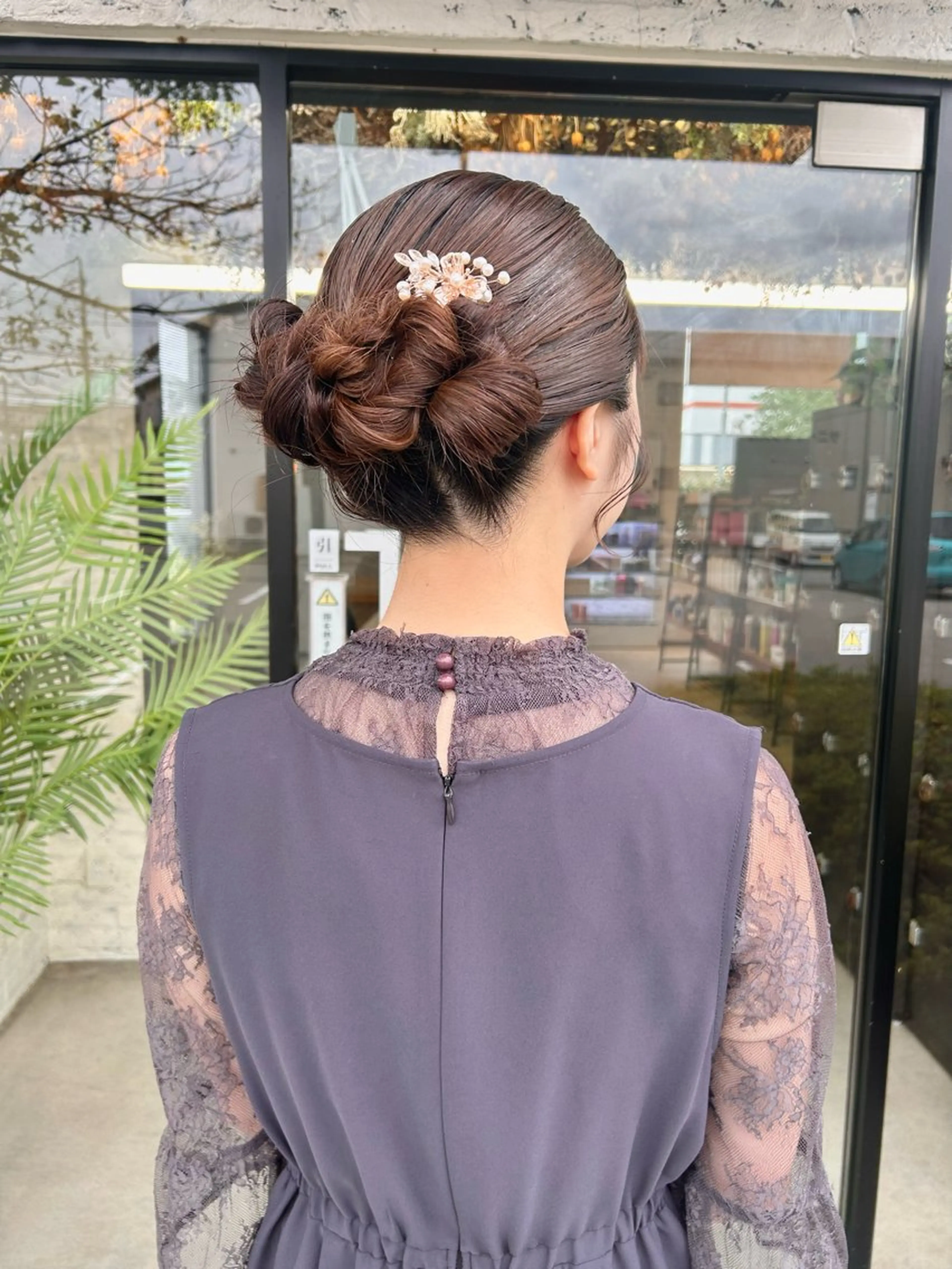 ミディアム ヘアアレンジ kyoka .のヘアスタイル