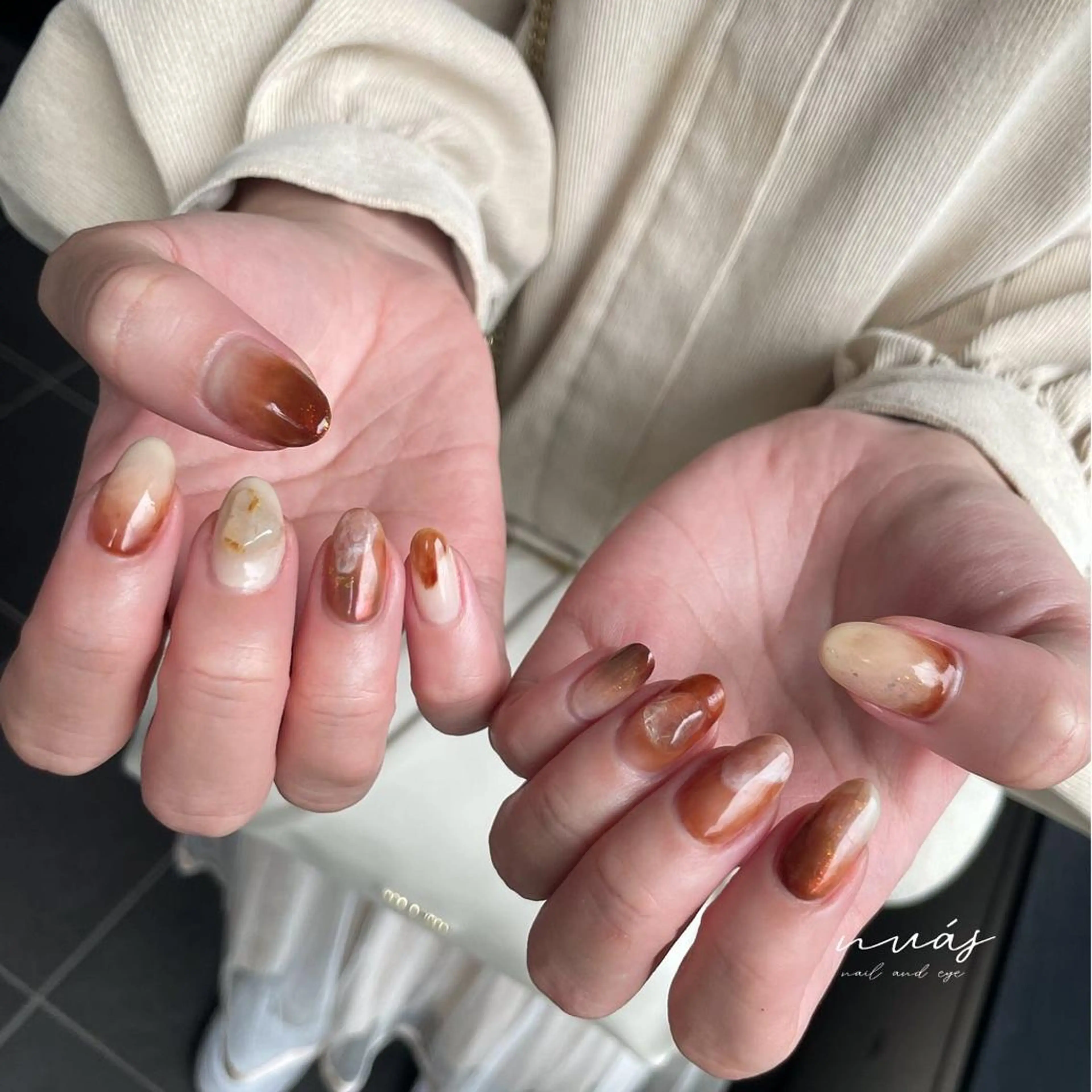 ネイル ハンドネイル nuás nail & eyeのネイルデザイン