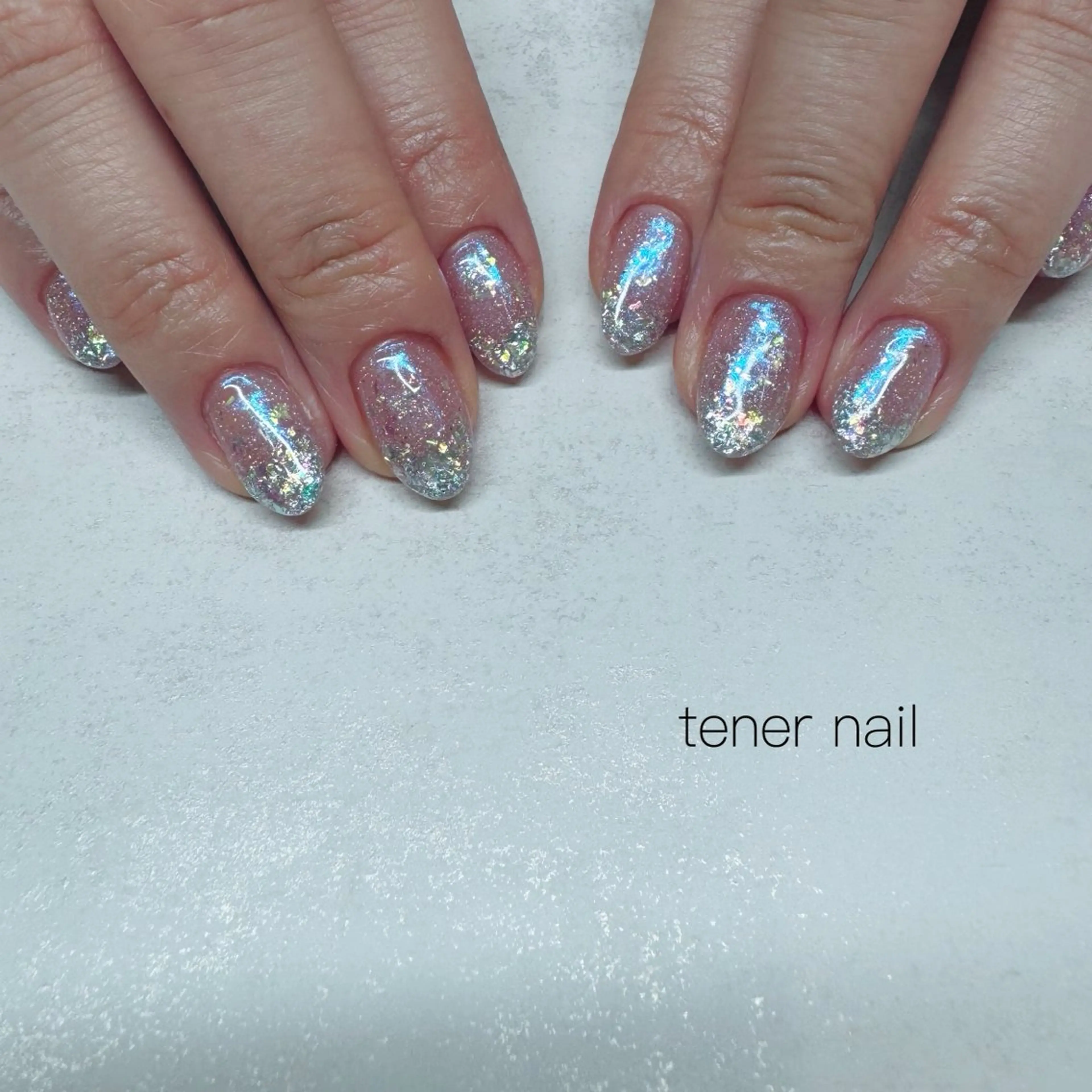 ネイル オーロラネイル ハンドネイル tener  nail  テネルネイル所属・テネルネイル tener nailのネイルデザイン