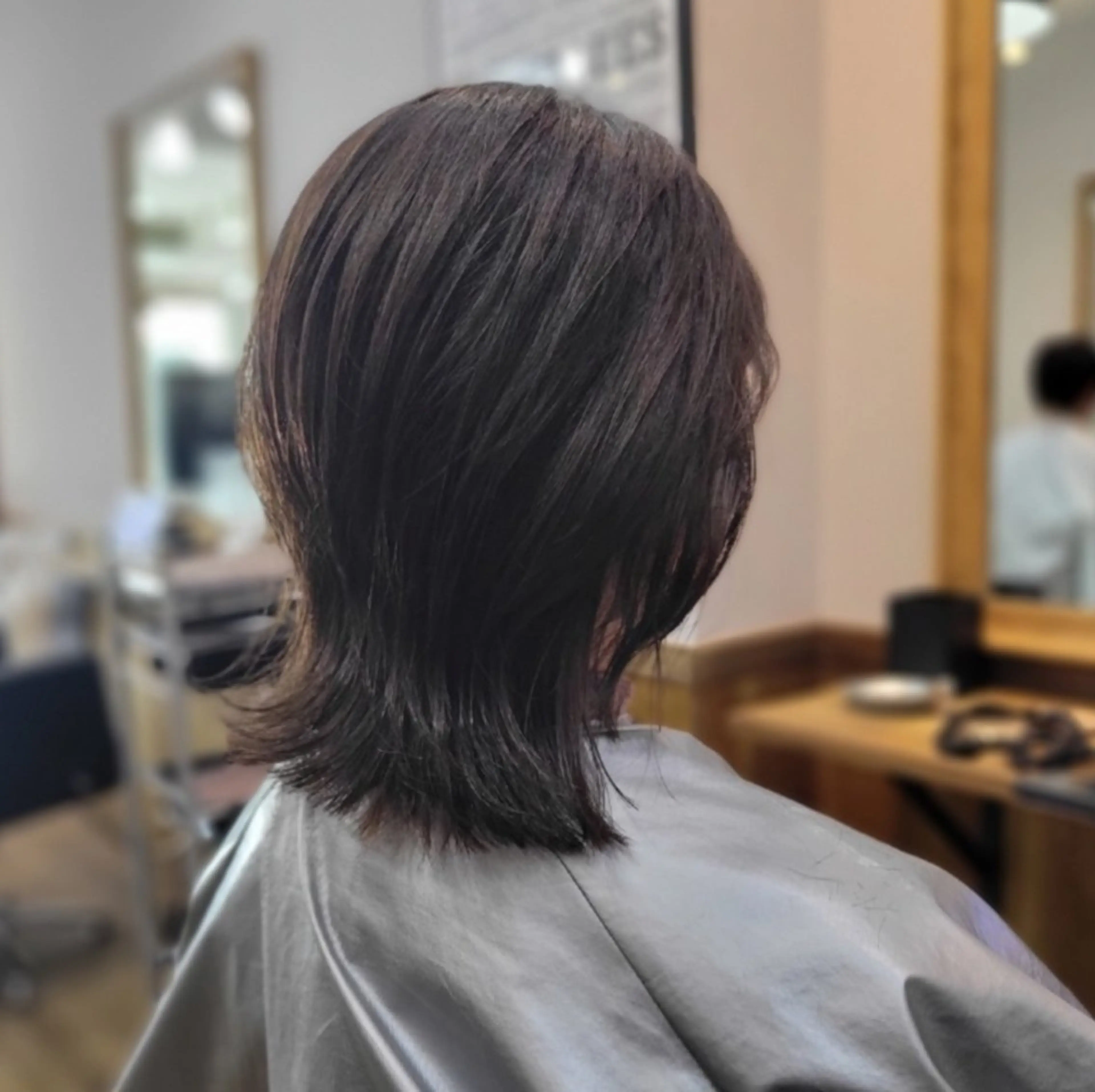 ミディアム カラー Agu hair flower所属・E RIのヘアスタイル