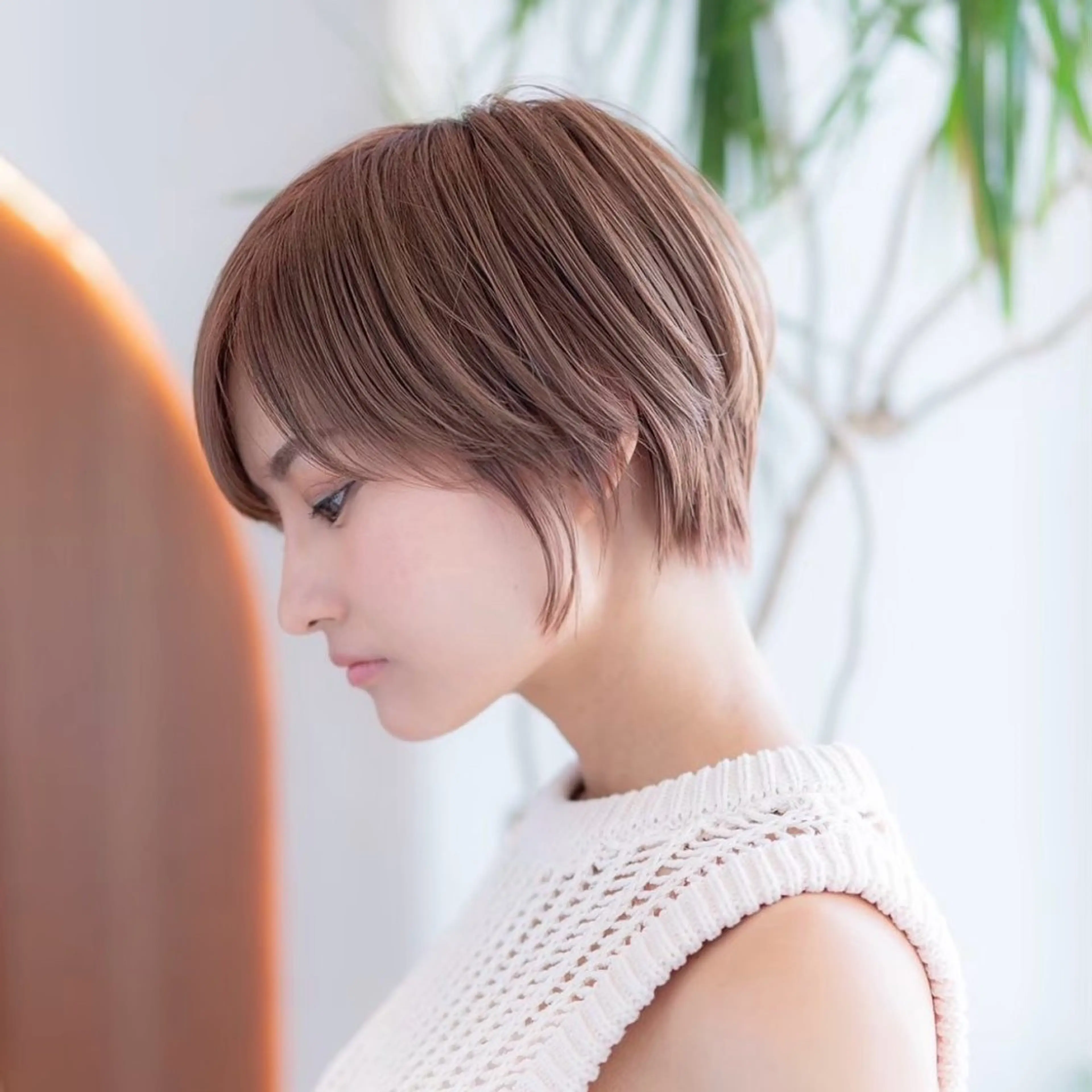 ショート カラー カット ヘアカラー トリートメント 渋谷ボブ/レイヤー ボブ田中航平のヘアスタイル