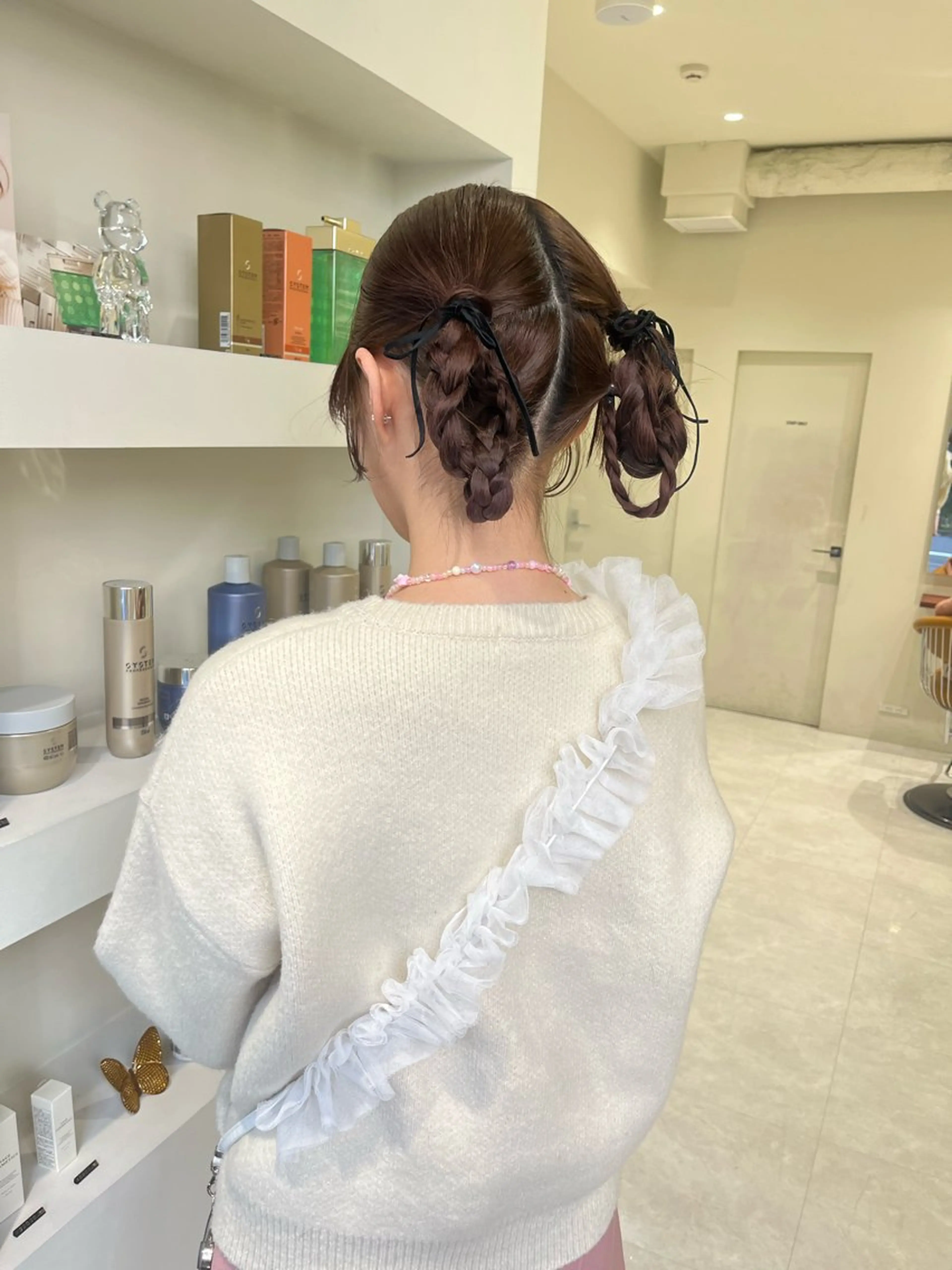 セミロング ヘアセット EMANON国分寺所属・透明感🍨レイヤー ヘアセット/miyuのヘアスタイル