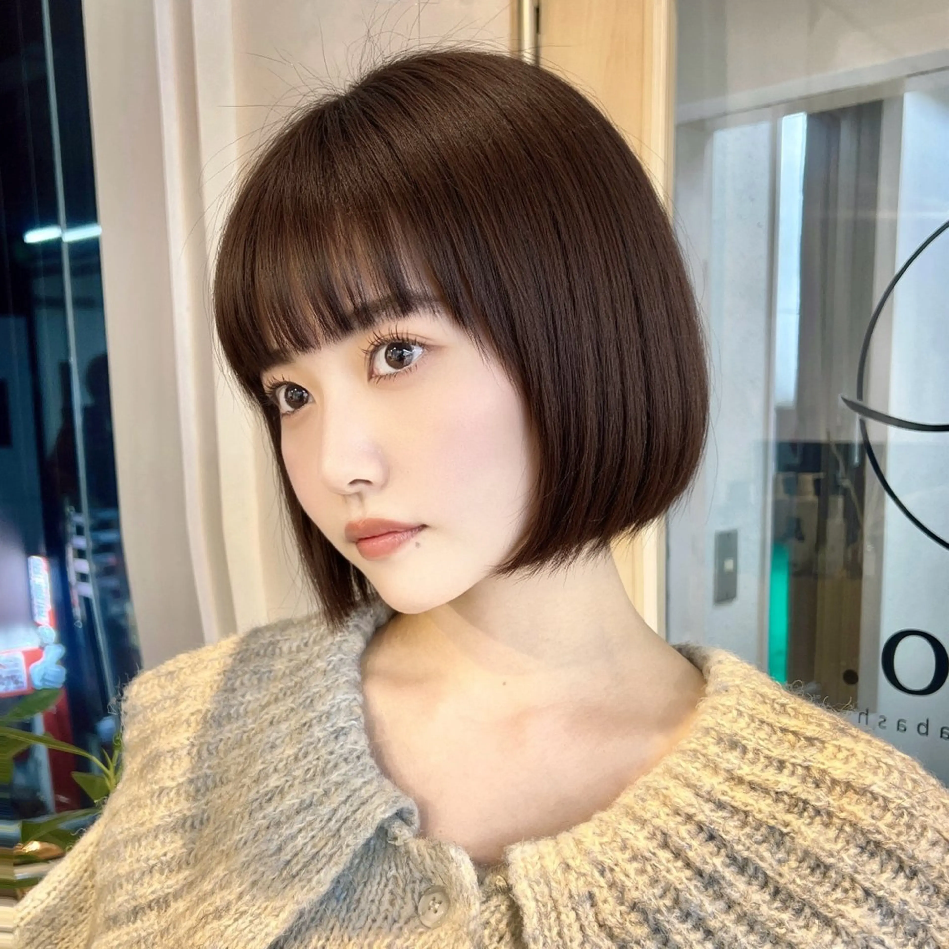 ショート ボブ カット ヘアカラー ボブ/韓国ボブ/ブリ ーチ/鈴木康平のヘアスタイル