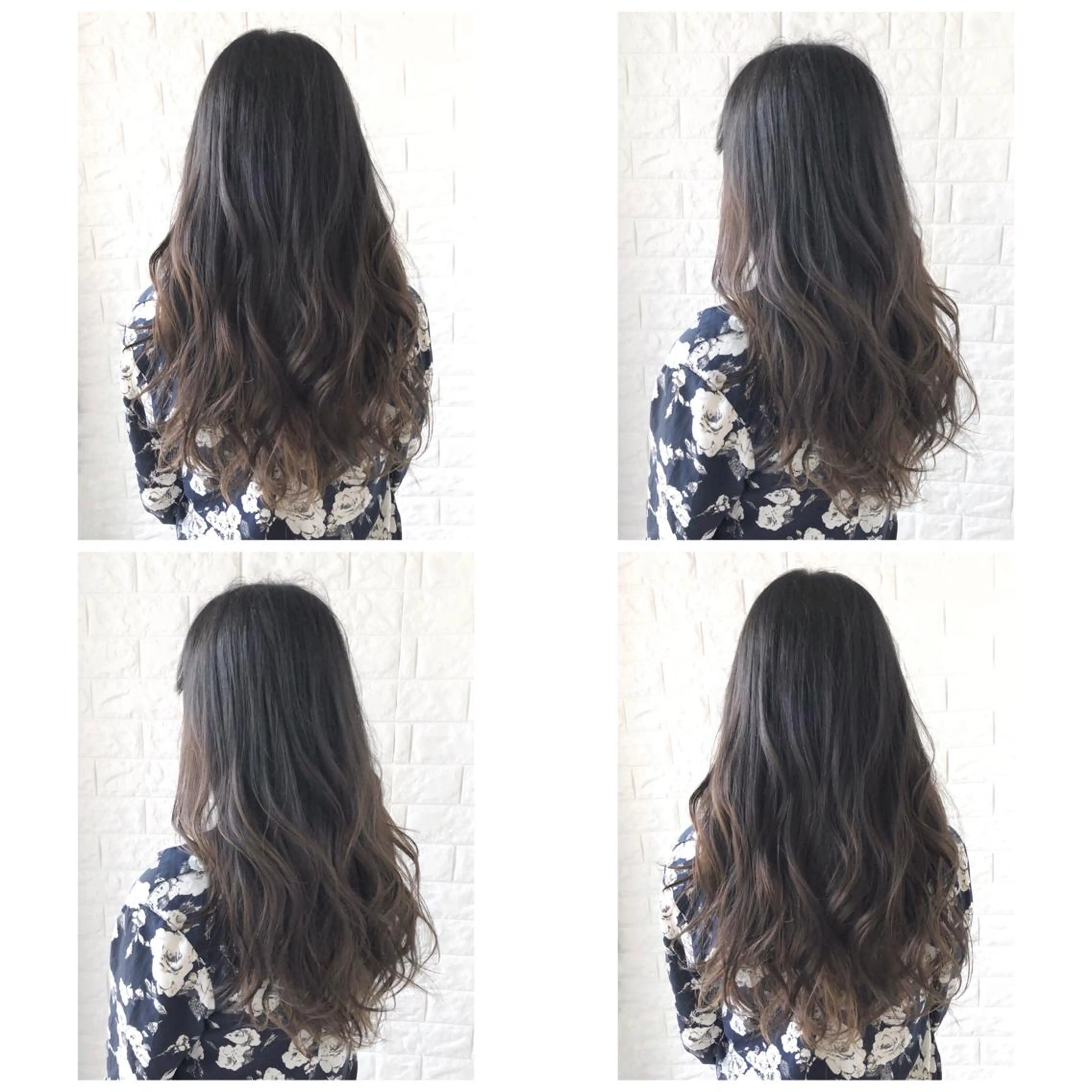 セミロング カラー グラデーションカラー イルミナカラー KIZU 髪質改善 オカルト怪談のヘアスタイル