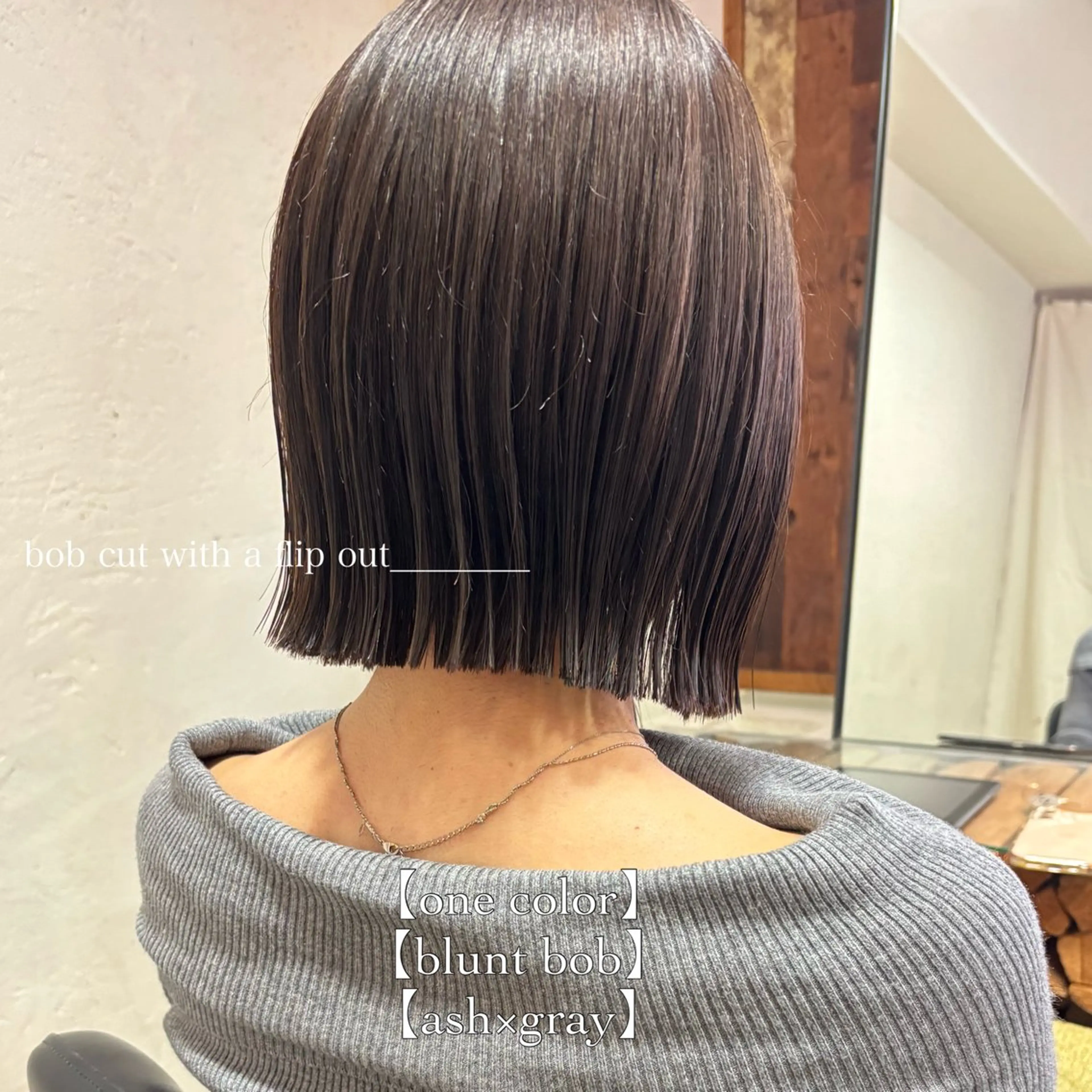 ミディアム カラー カット ヘアカラー ⌇透明感color 🎀ᴍᴇɢᴜᴍɪ ⌇のヘアスタイル