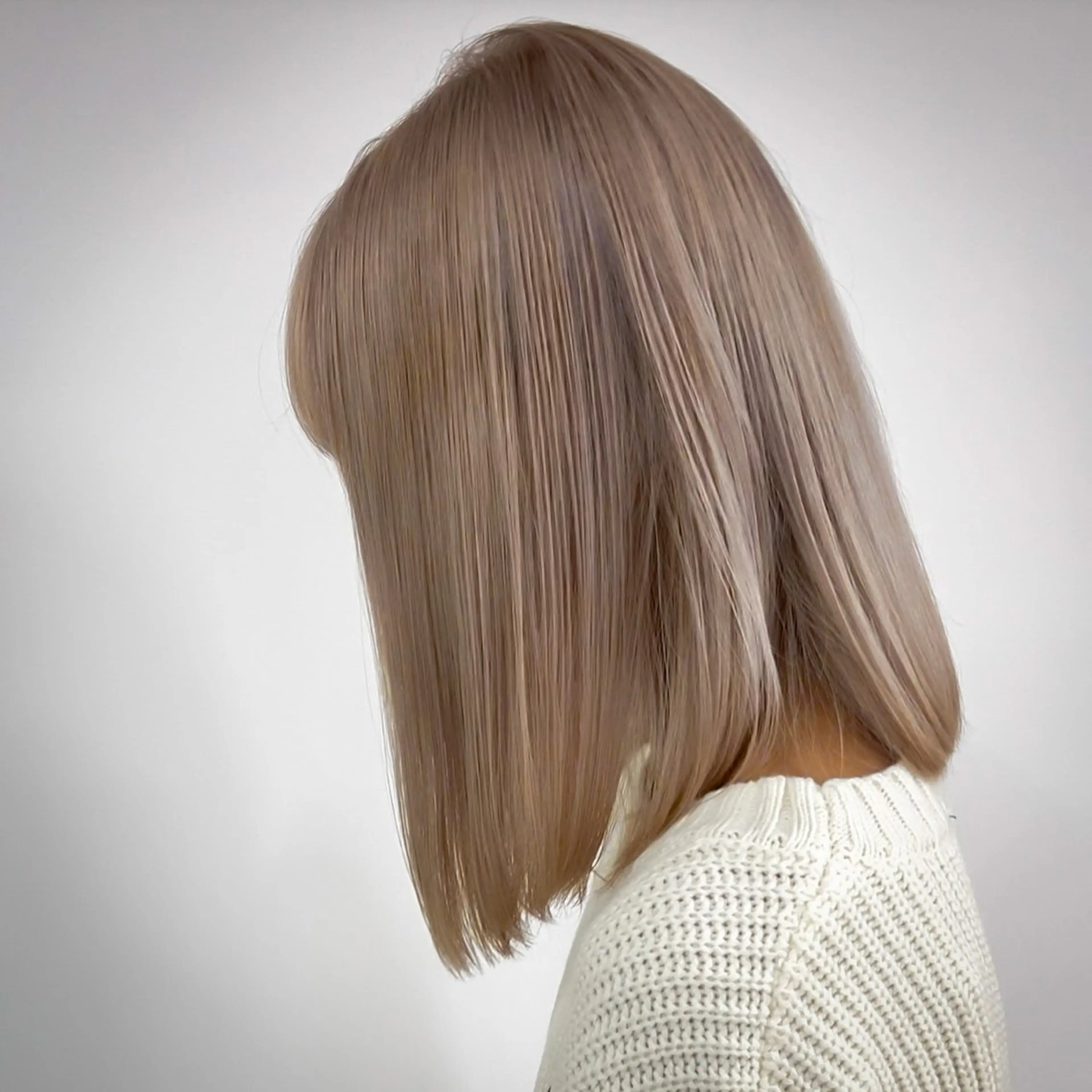 ミディアム カラー ベージュカラー 透明感カラー ヘアカラー トリートメント 🥇近藤 恭輔🥇 Recharme新保のヘアスタイル