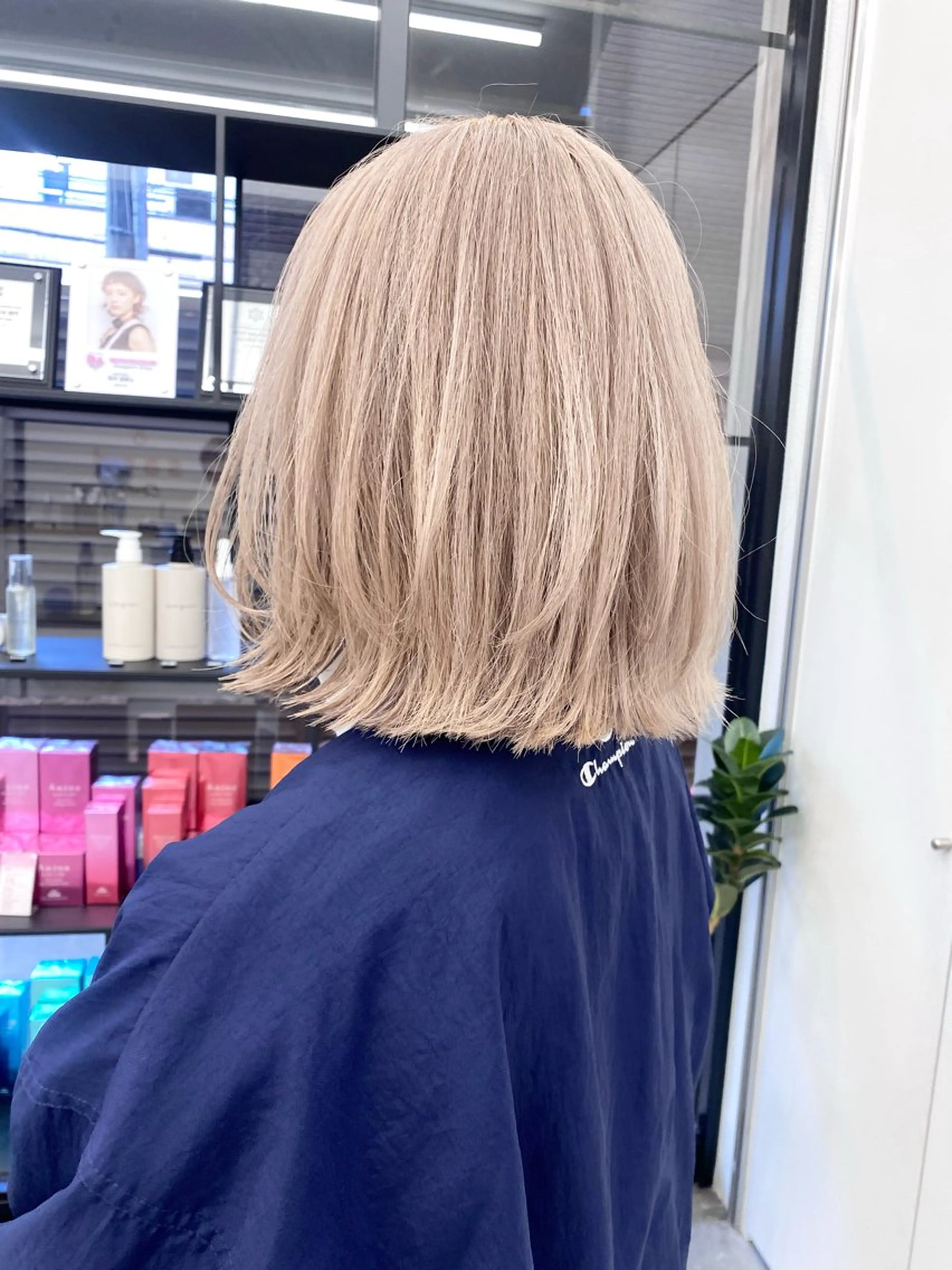 ミディアム 地毛風縮毛/ 巻ける縮毛/山下凌生のヘアスタイル